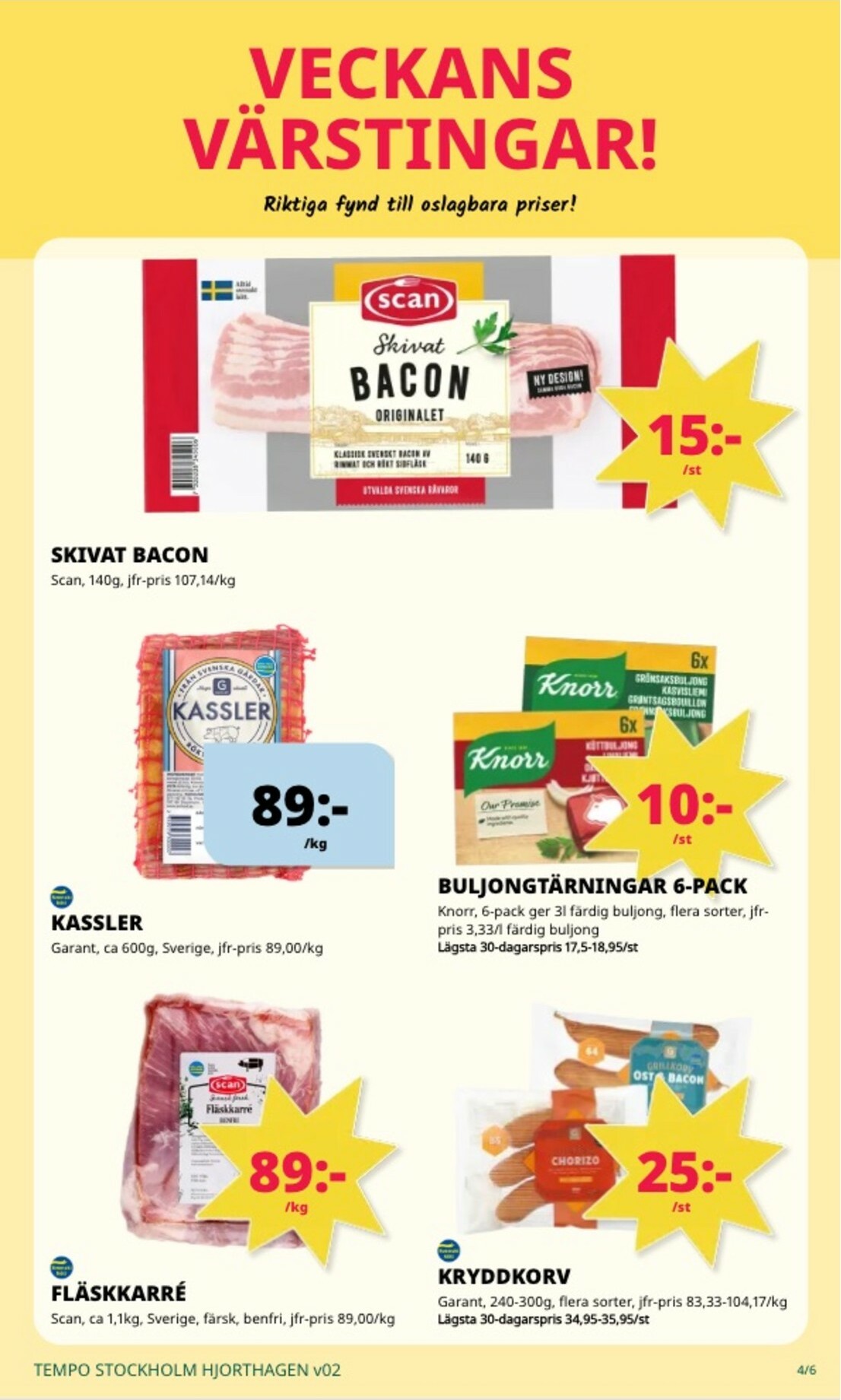 tempo - Tempo-reklambladet giltigt från 05/01 - 11/01 - page: 4