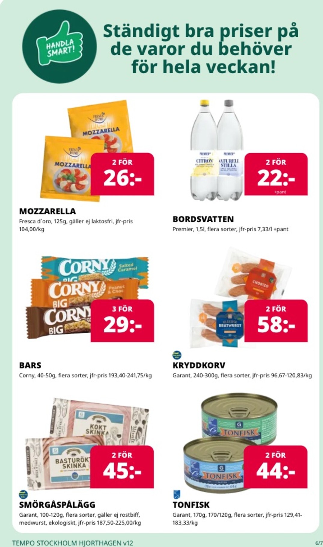 tempo - Tempo-reklambladet giltigt från 16/03/2026 - 22/03/2026 - page: 6