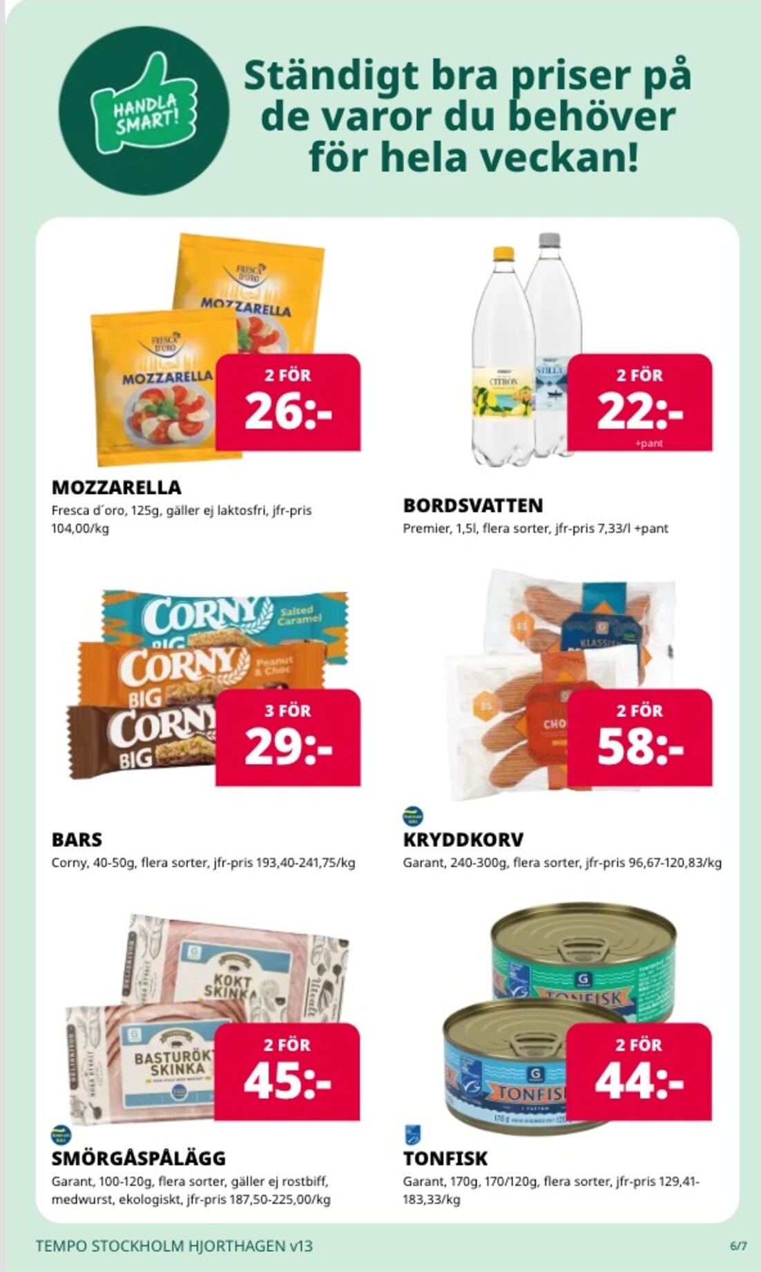 tempo - Tempo-reklambladet giltigt från 23/03/2026 - 31/03/2026 - page: 6