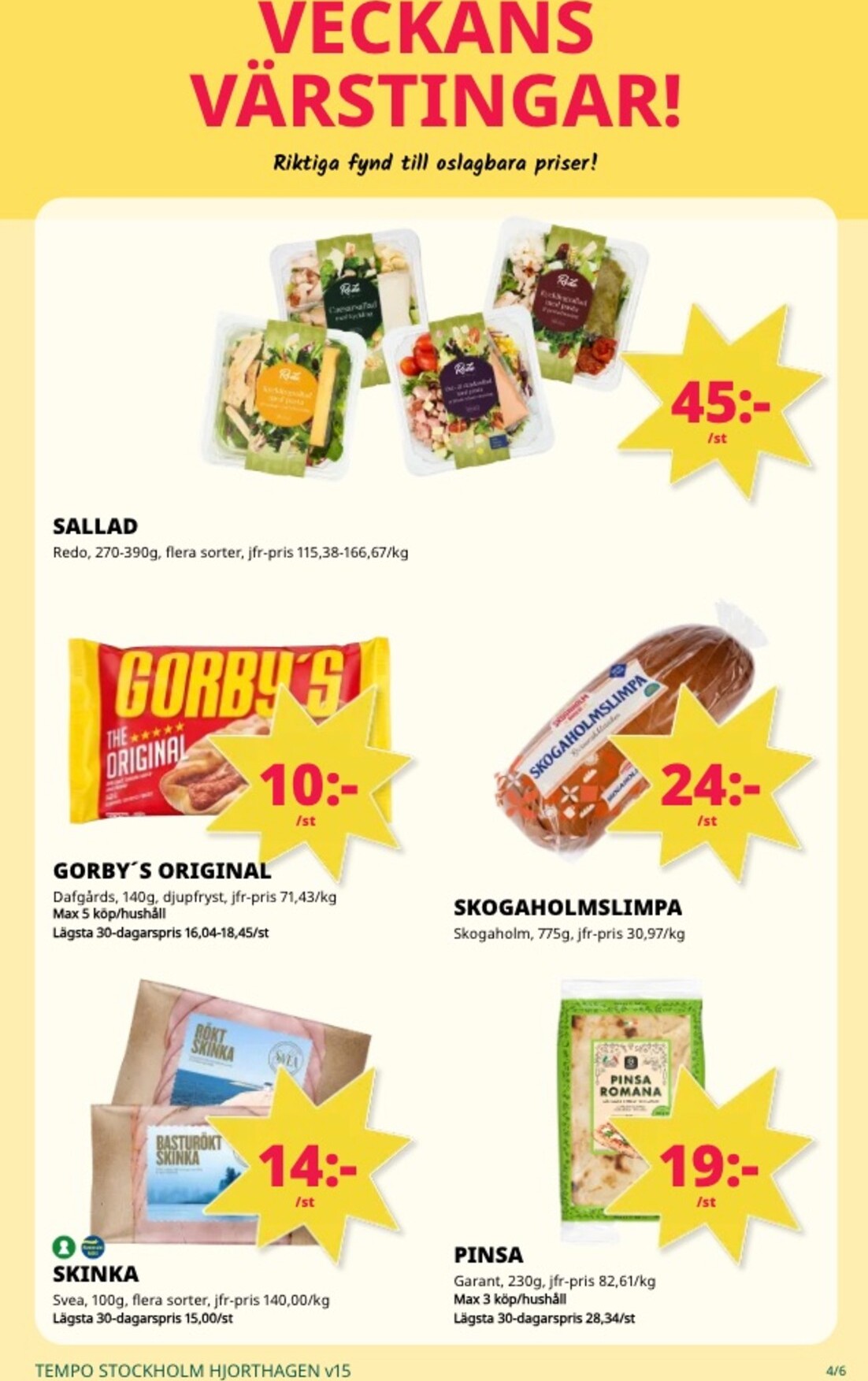 tempo - Tempo-reklambladet giltigt från 07/04/2026 - 12/04/2026 - page: 4