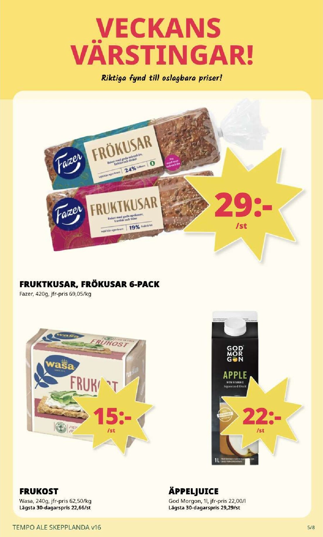 tempo - Tempo reklamblad för nästa vecka från måndag 13/04/2026 till söndag 19/04/2026 - page: 5