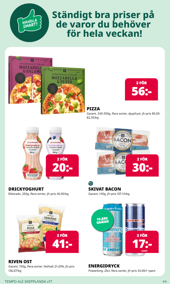 tempo - Aktuellt Tempo reklamblad giltigt från måndag 20/04/2026 till söndag 26/04/2026 - page: 5