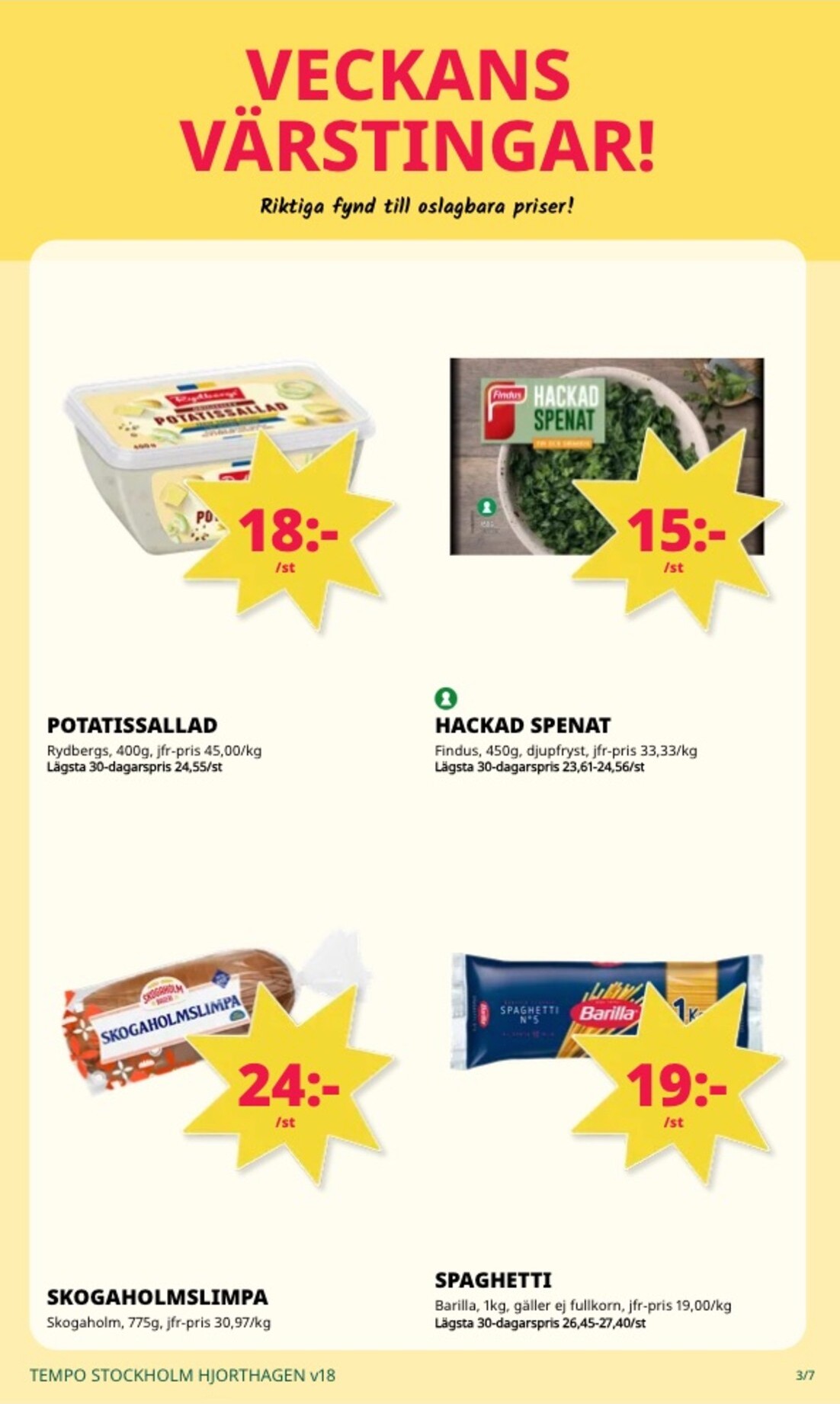 tempo - Aktuellt Tempo reklamblad giltigt från måndag 27/04/2026 till söndag 03/05/2026 - page: 3