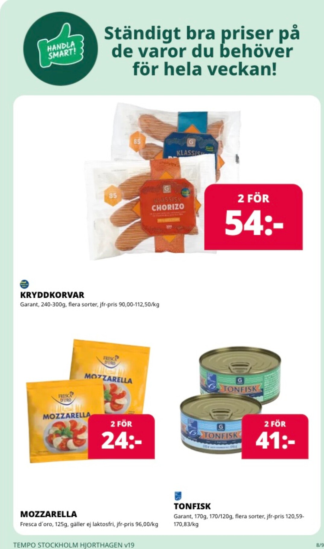 tempo - Aktuellt Tempo reklamblad giltigt från måndag 04/05/2026 till söndag 10/05/2026 - page: 8
