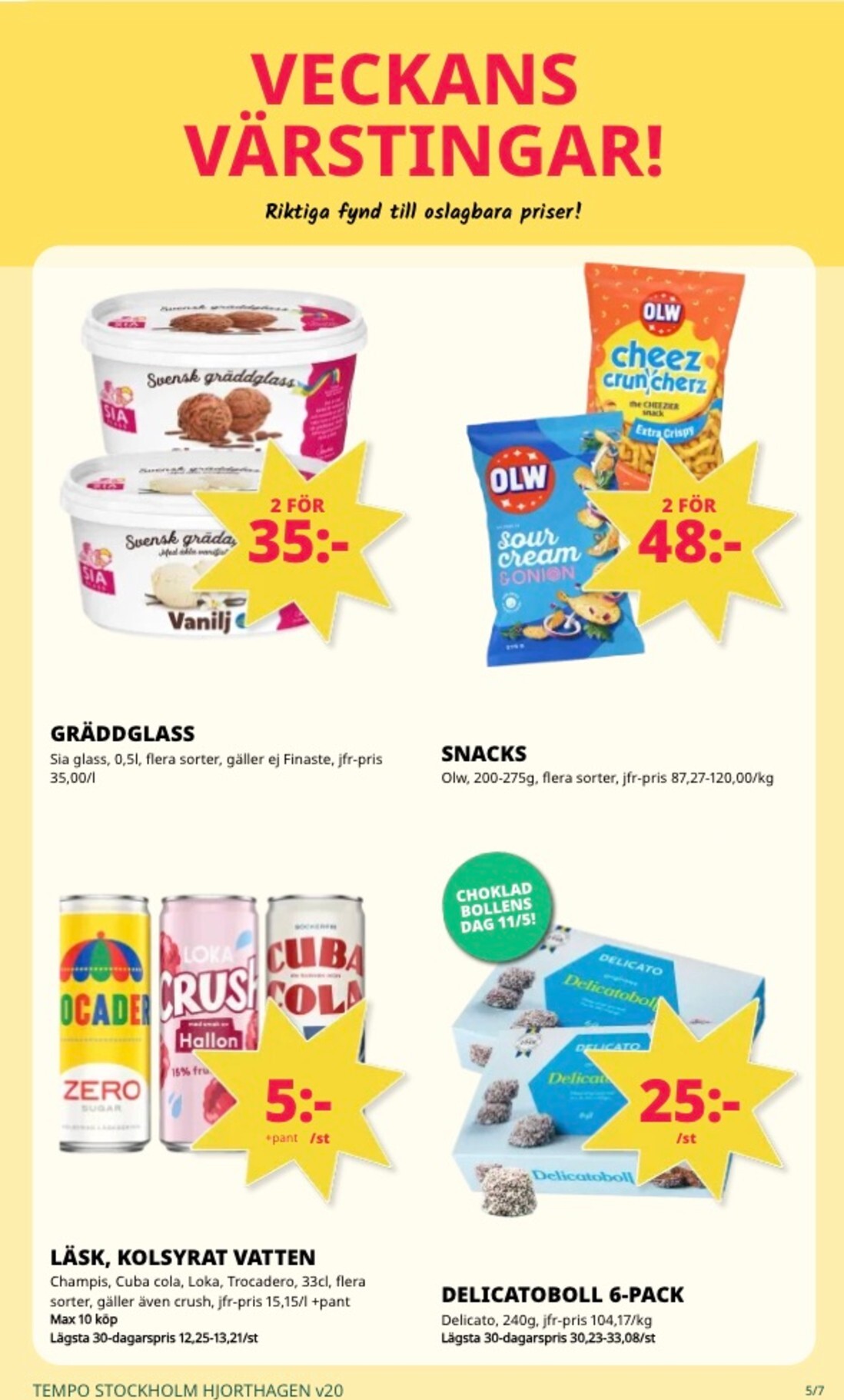 tempo - Aktuellt Tempo reklamblad giltigt från måndag 11/05/2026 till söndag 17/05/2026 - page: 5