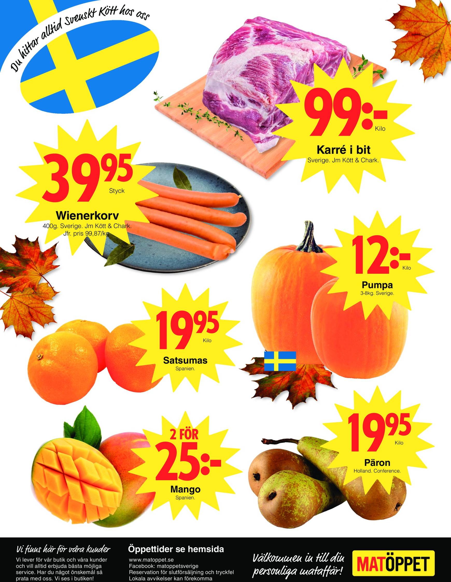 matoppet - Matöppet-reklambladet är giltigt från 21.10. - 27.10. - page: 4