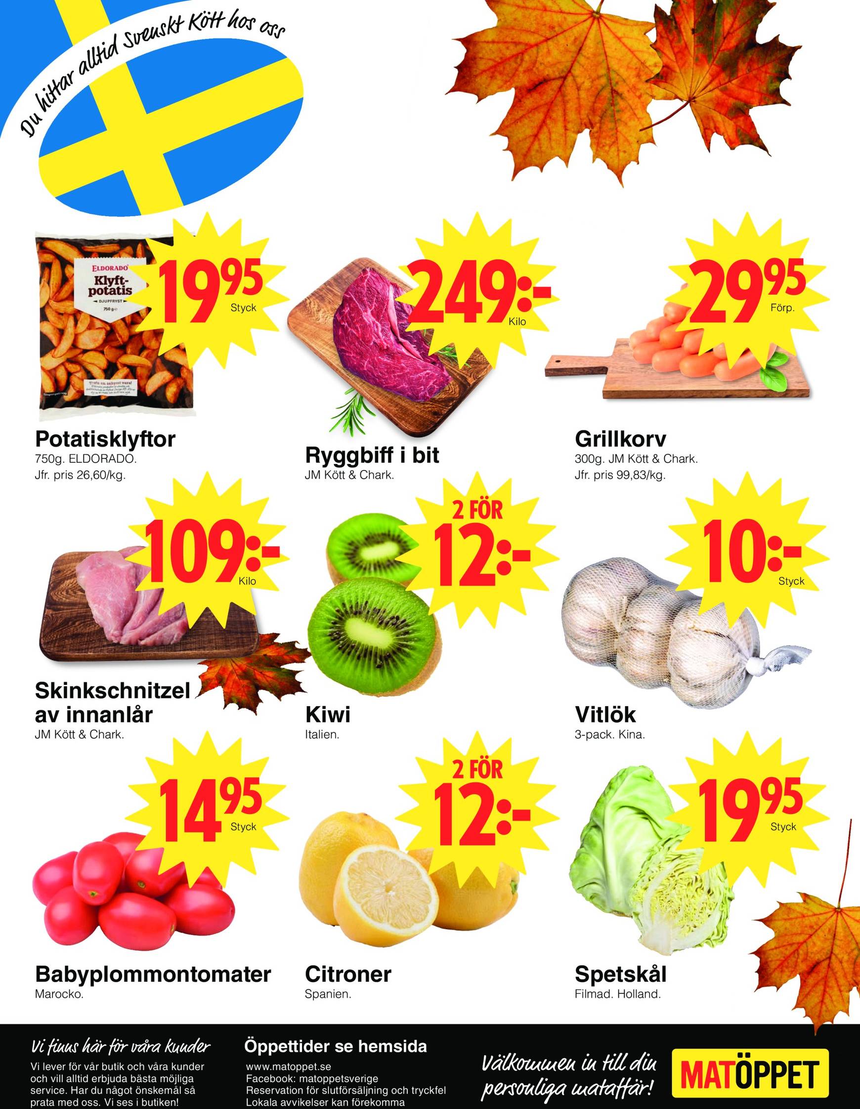 matoppet - Matöppet-reklambladet är giltigt från 28.10. - 03.11. - page: 4