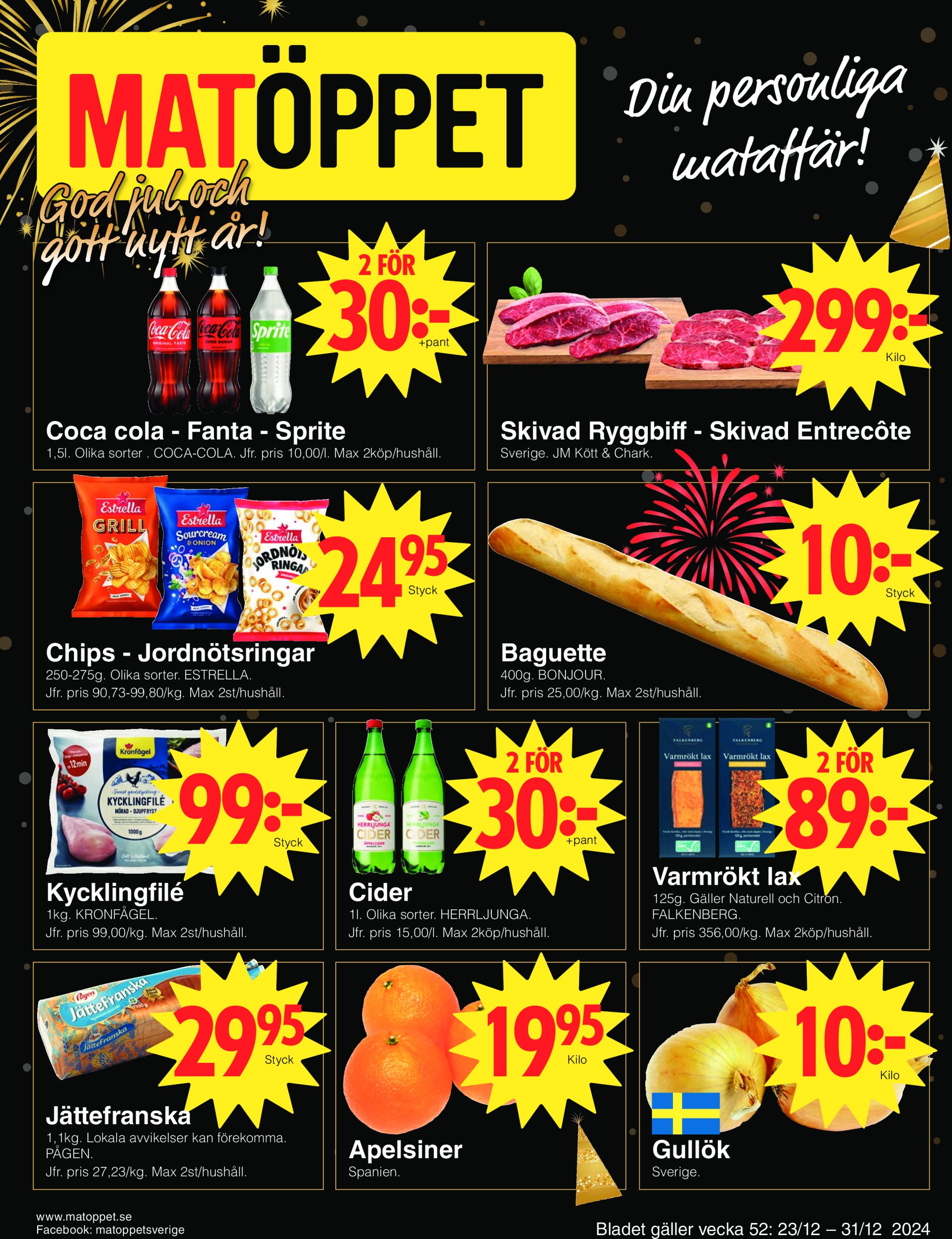 matoppet - Matöppet-reklambladet giltigt från 23/12 - 31/12