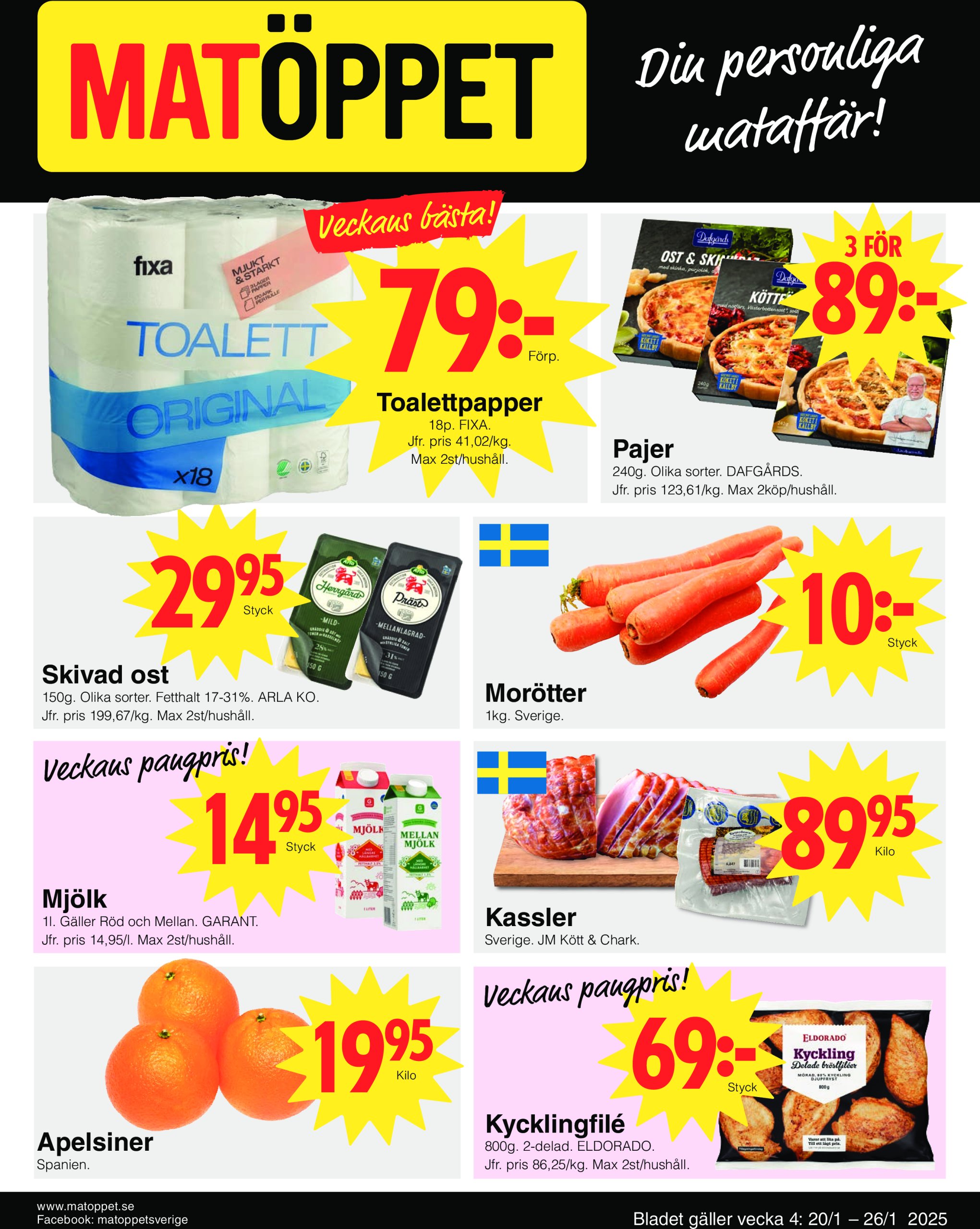 matoppet - Matöppet-reklambladet giltigt från 20/01 - 26/01