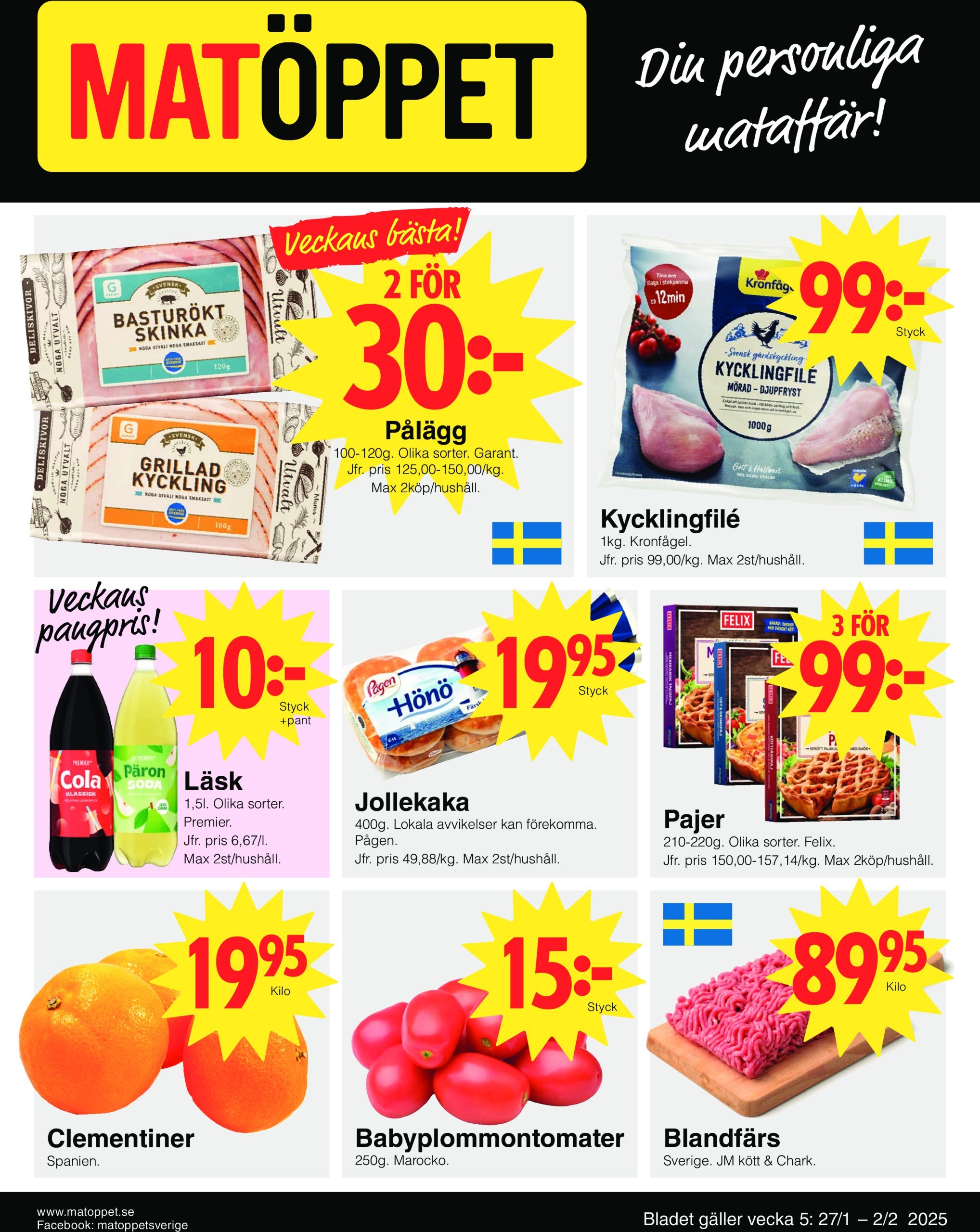 matoppet - Matöppet-reklambladet giltigt från 27/01 - 02/02