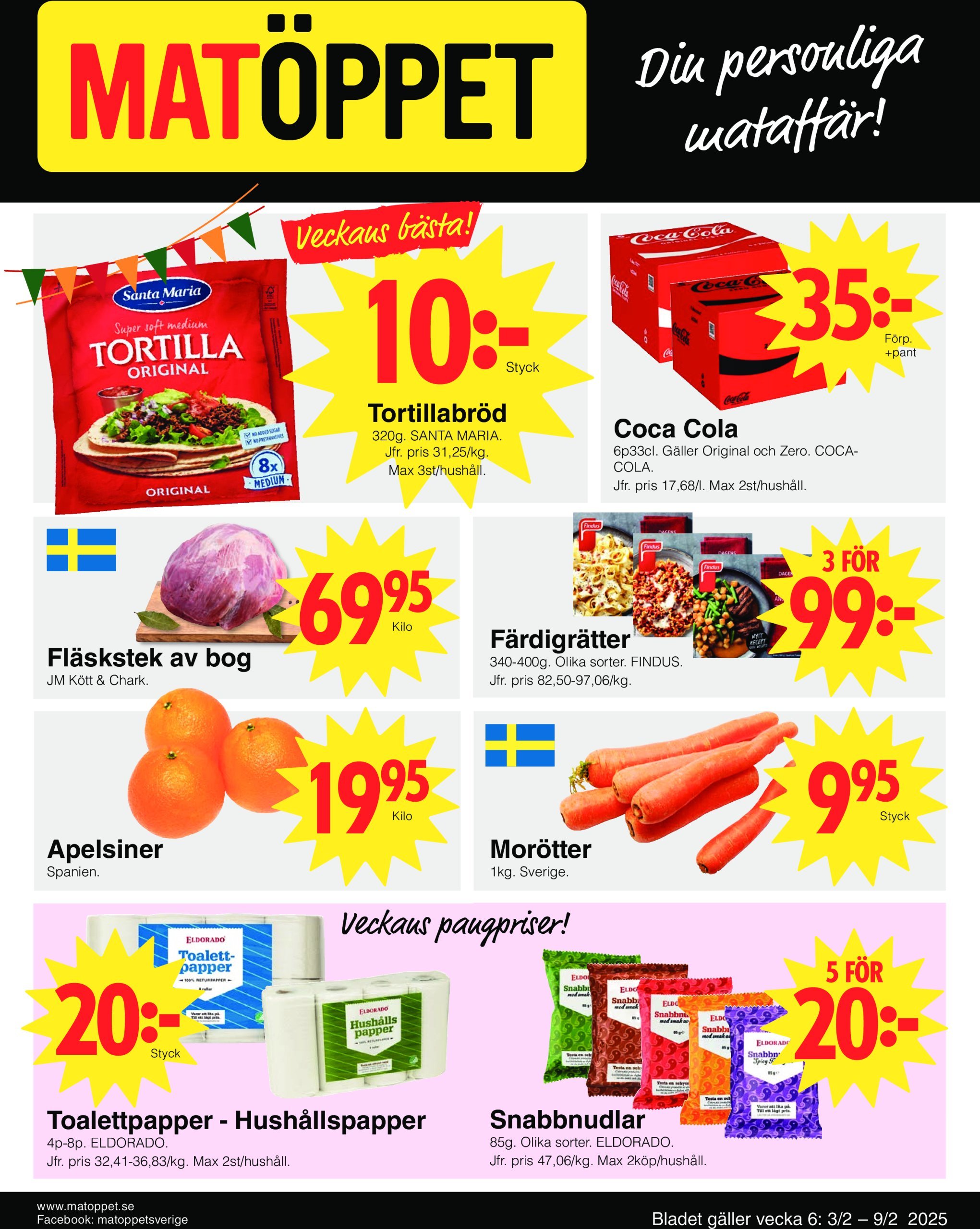 matoppet - Matöppet-reklambladet giltigt från 03/02 - 09/02