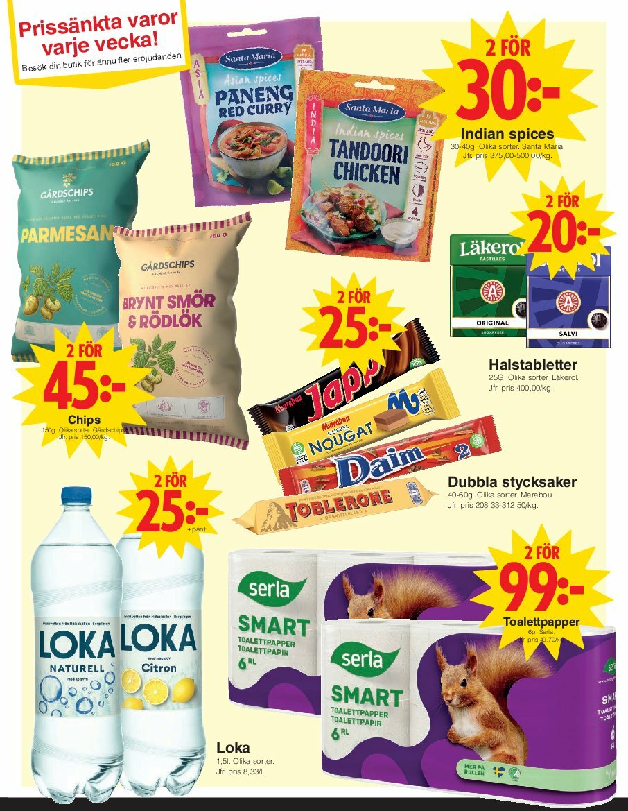 matoppet - Matöppet-reklambladet giltigt från 11/08 - 17/08 - page: 3