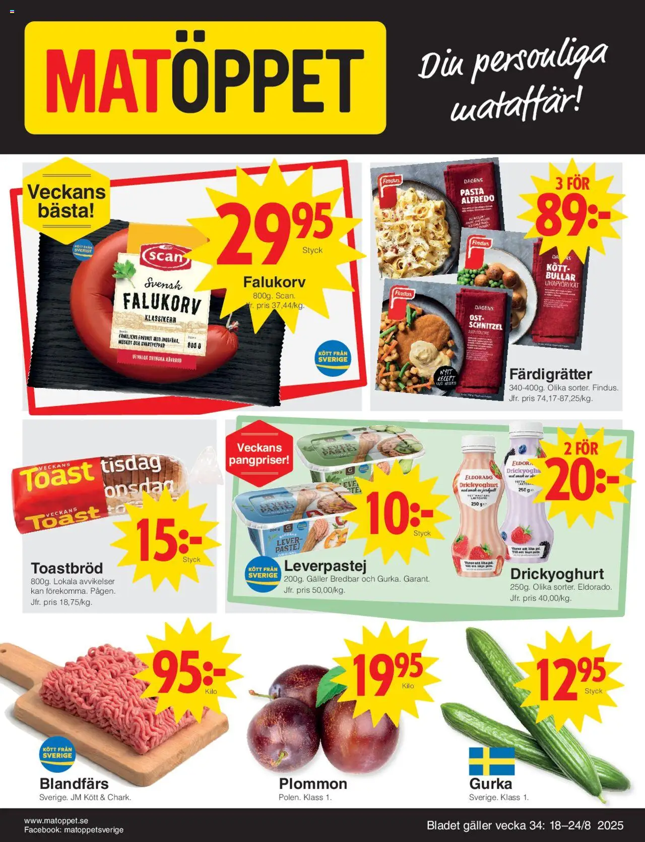 matoppet - Matöppet - erbjudanden från 18/08/2025