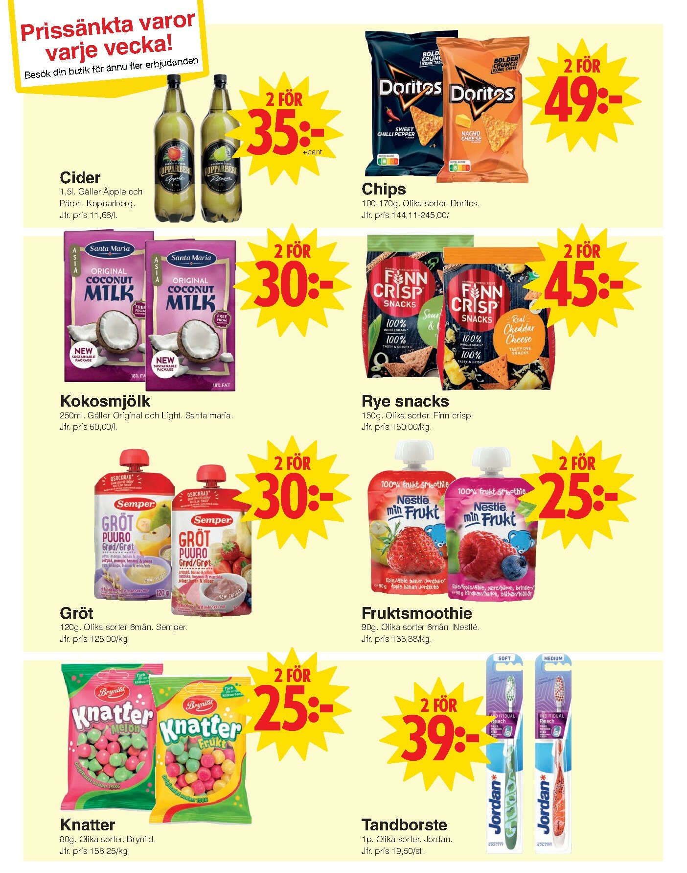 matoppet - Matöppet-reklambladet giltigt från 13/10 - 19/10 - page: 3