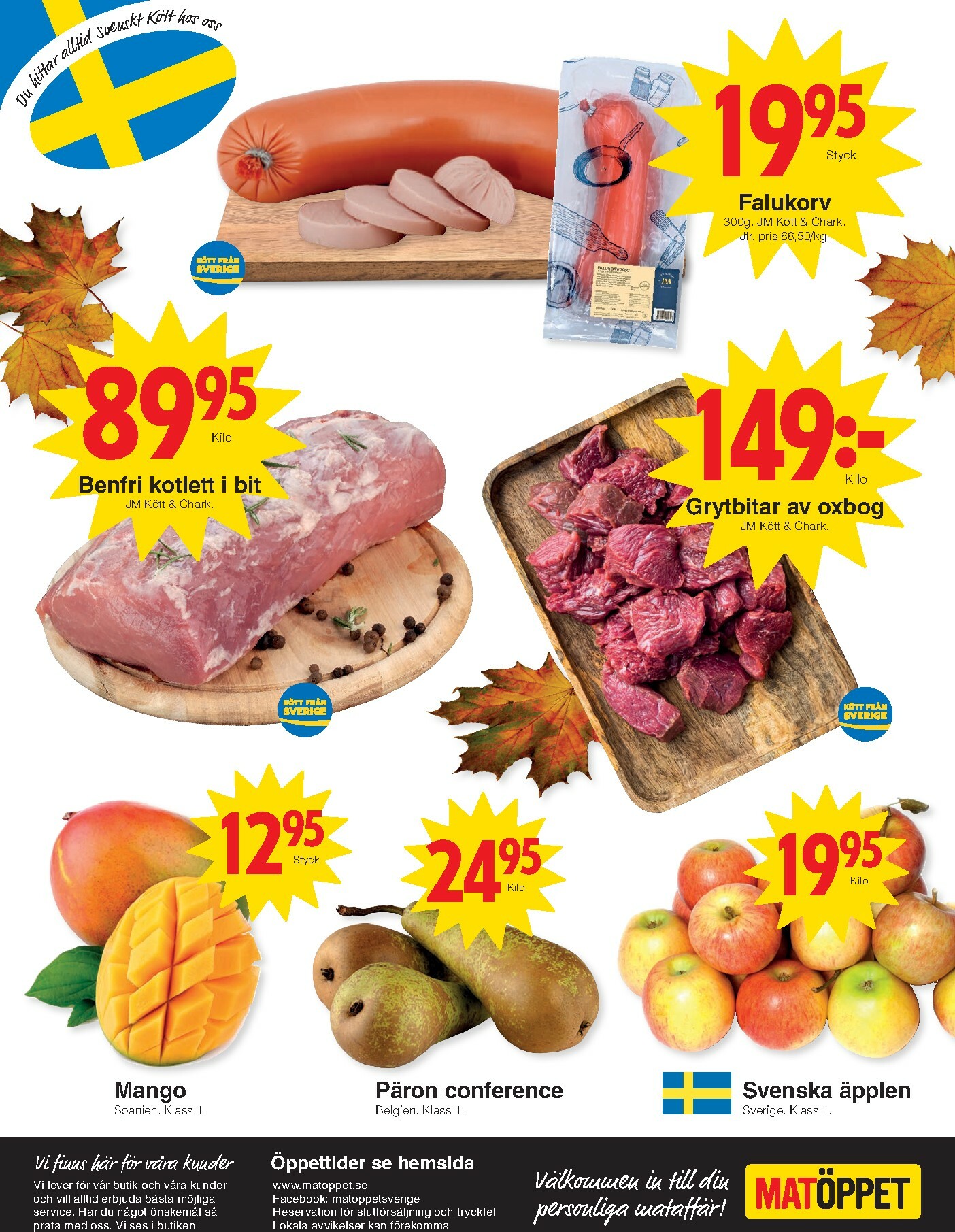 matoppet - Matöppet-reklambladet giltigt från 20/10 - 26/10 - page: 4