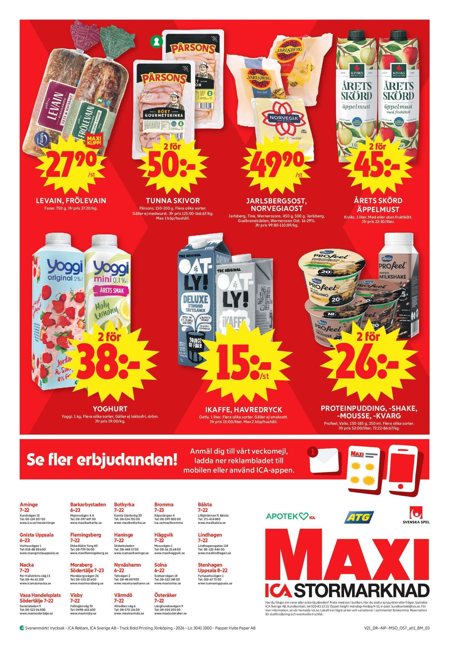 ica-maxi - Aktuellt ICA Maxi reklamblad från måndag, 18/05/2026 till söndag, 24/05/2026 - page: 14