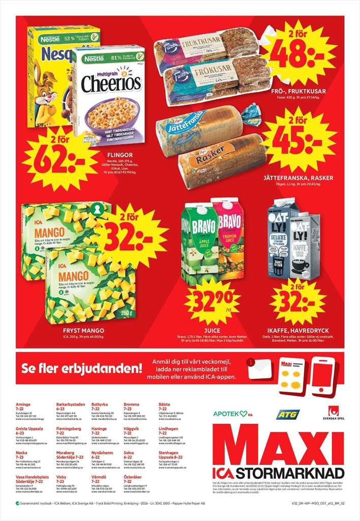 ica-maxi - Aktuellt ICA Maxi reklamblad från måndag, 03/08/2026 till söndag, 09/08/2026 - page: 11
