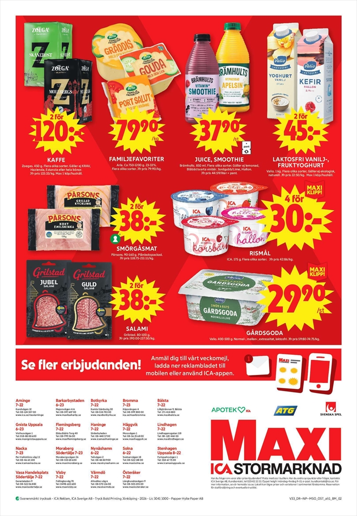 ica-maxi - Aktuellt ICA Maxi reklamblad från måndag, 10/08/2026 till söndag, 16/08/2026 - page: 15