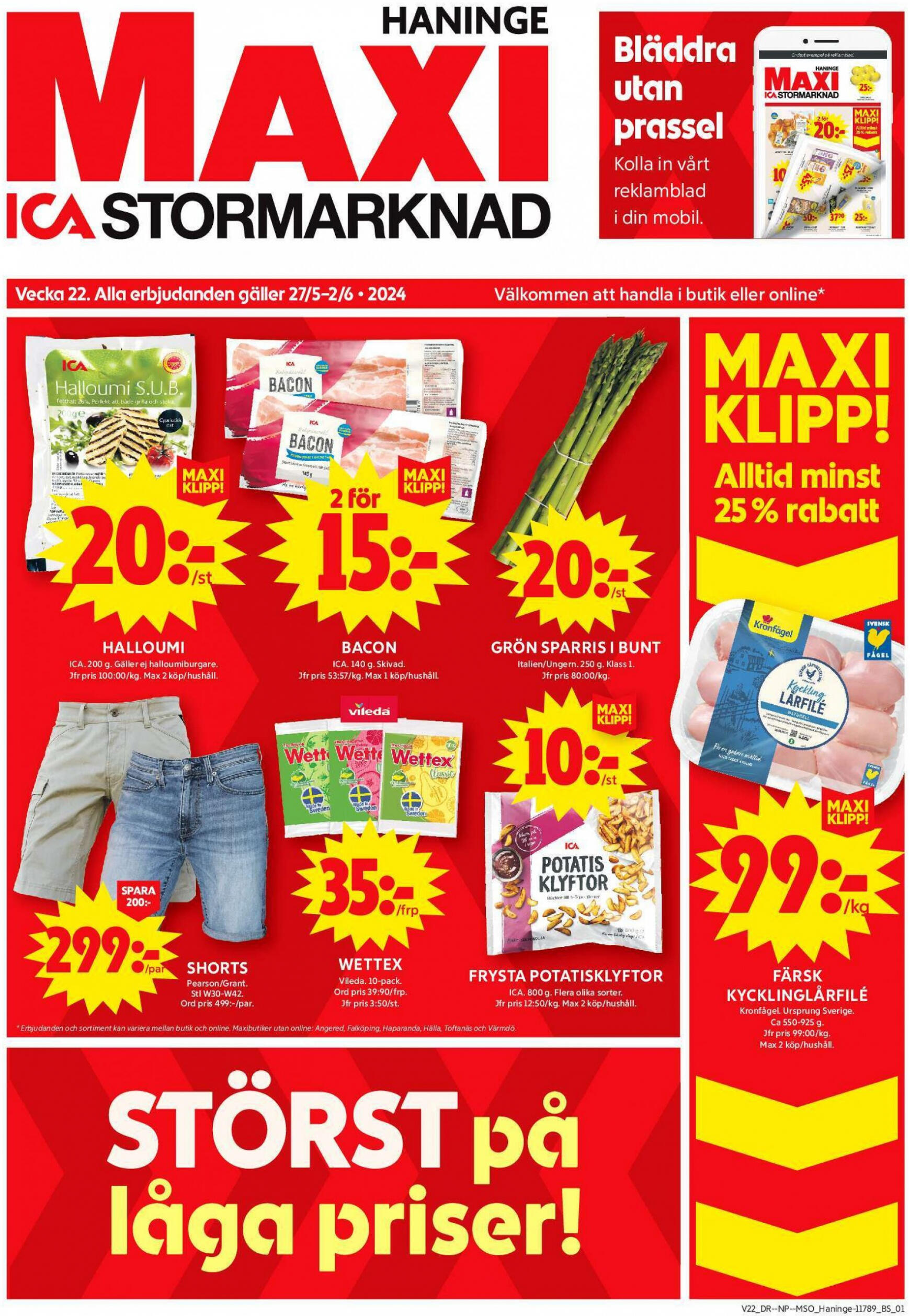 ica-maxi - Flyer ICA Maxi current 27.05. - 02.06. - page: 1
