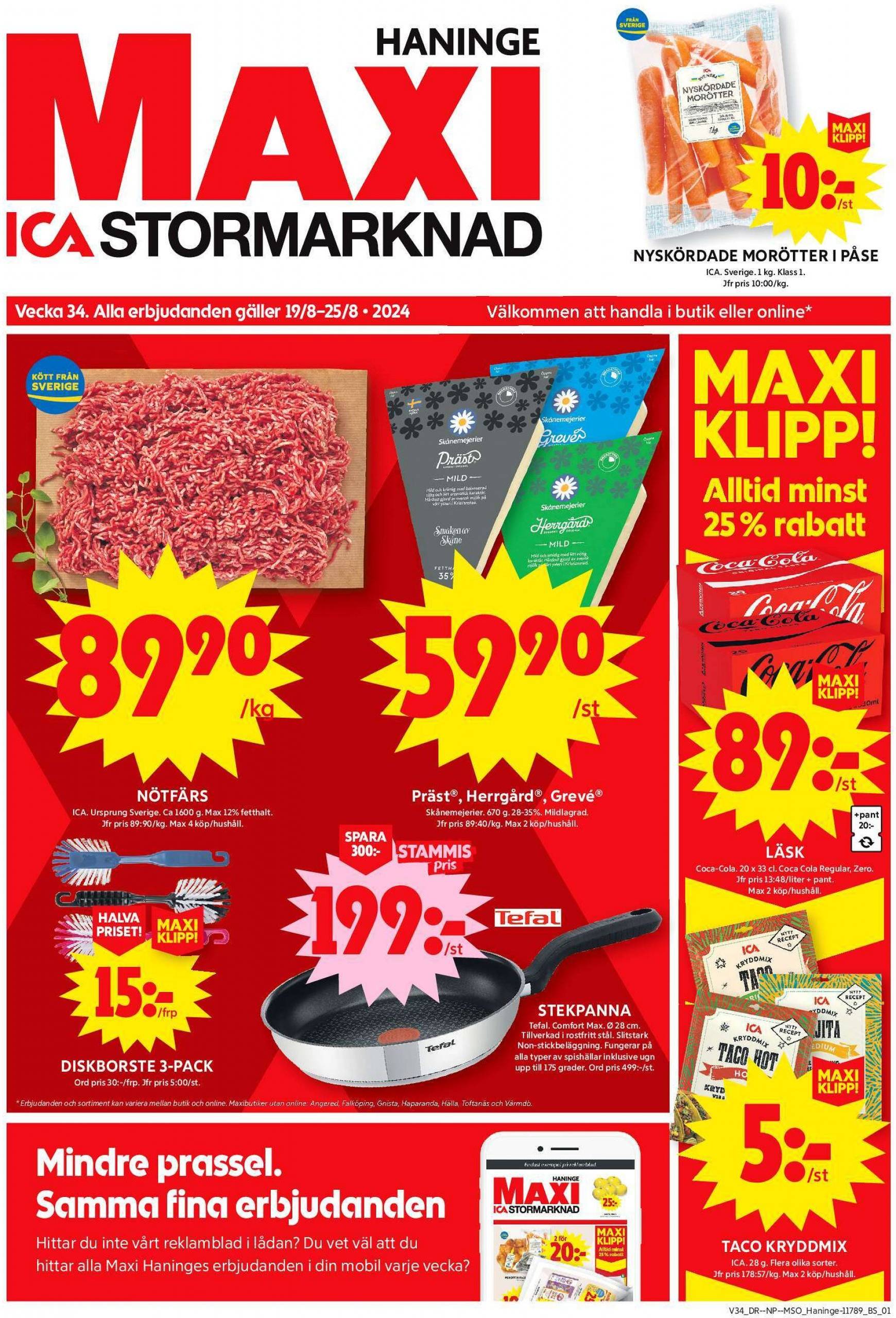 ica-maxi - ICA Maxi-reklambladet giltigt från 19.08. - 25.08.