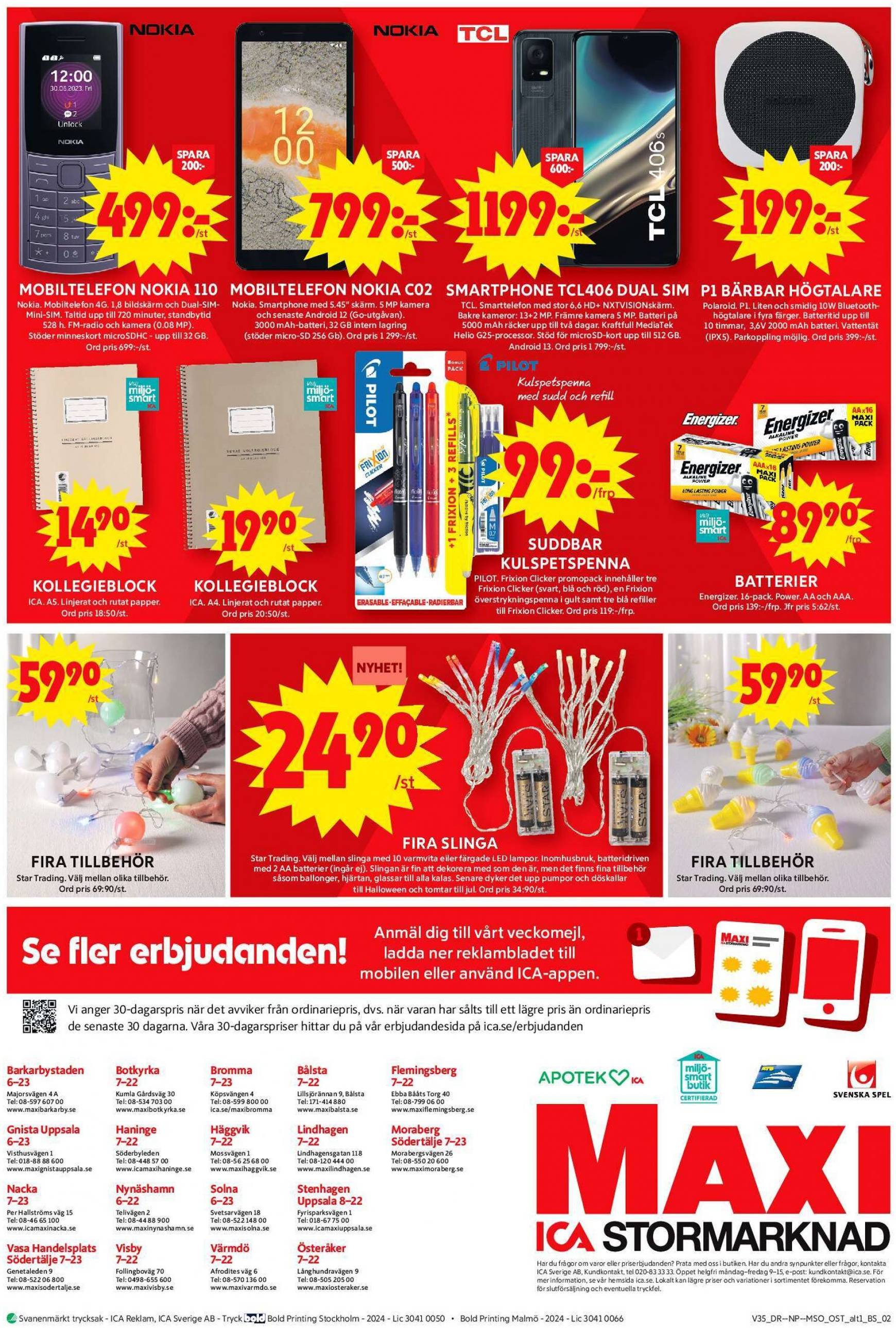 ica-maxi - ICA Maxi-reklambladet giltigt från 26.08. - 01.09. - page: 14