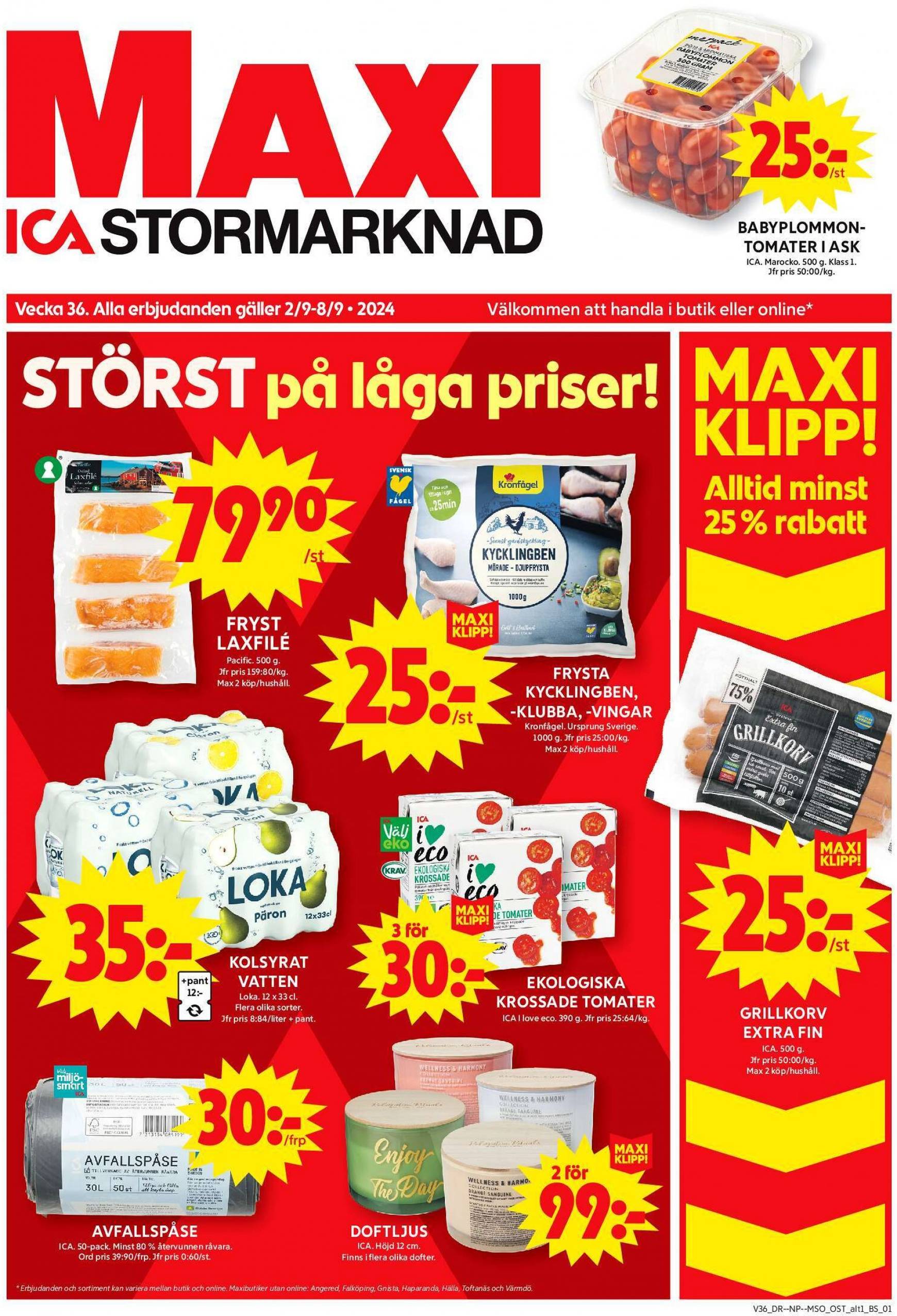 ica-maxi - ICA Maxi-reklambladet giltigt från 02.09. - 08.09.