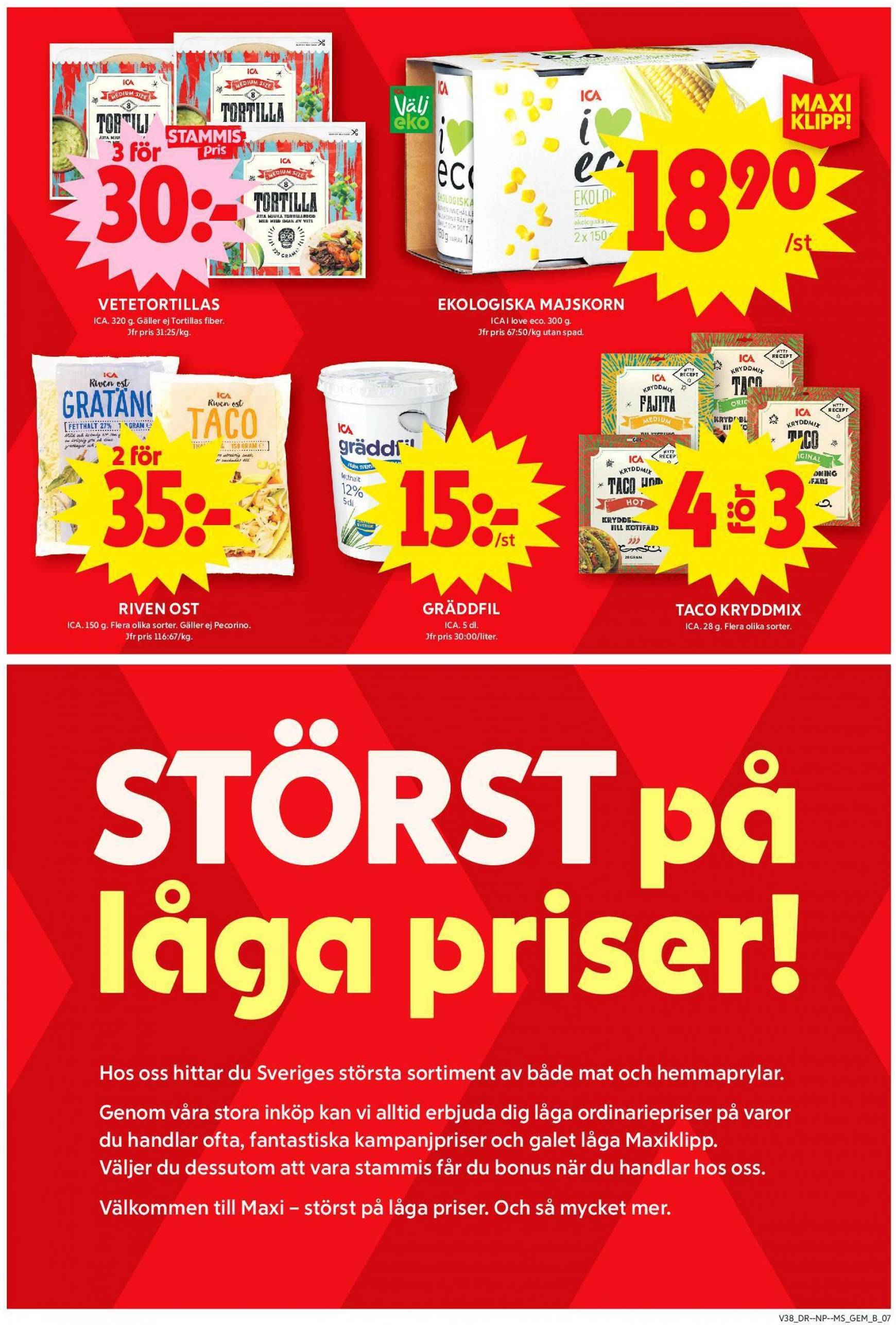 ica-maxi - ICA Maxi-reklambladet giltigt från 16.09. - 22.09. - page: 11