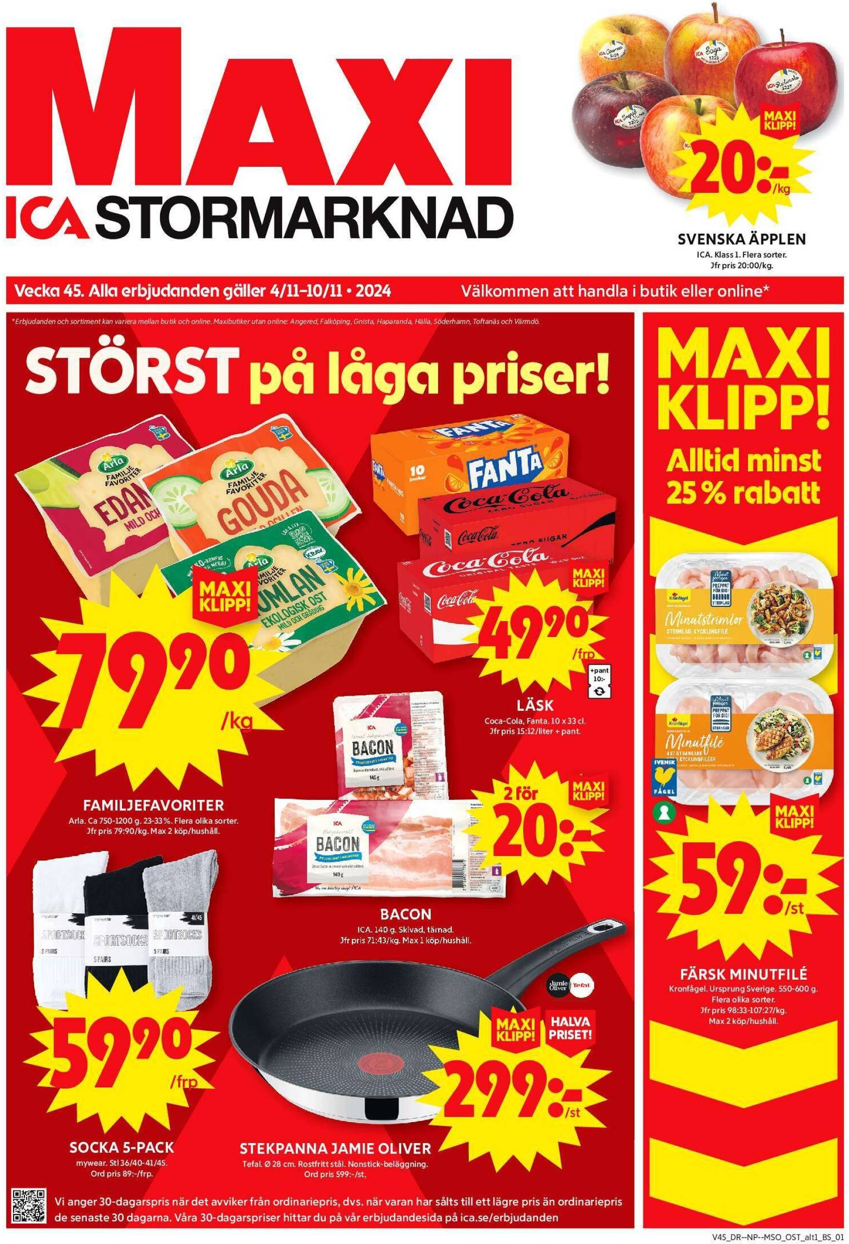 ica-maxi - ICA Maxi-reklambladet är giltigt från 04.11. - 10.11.