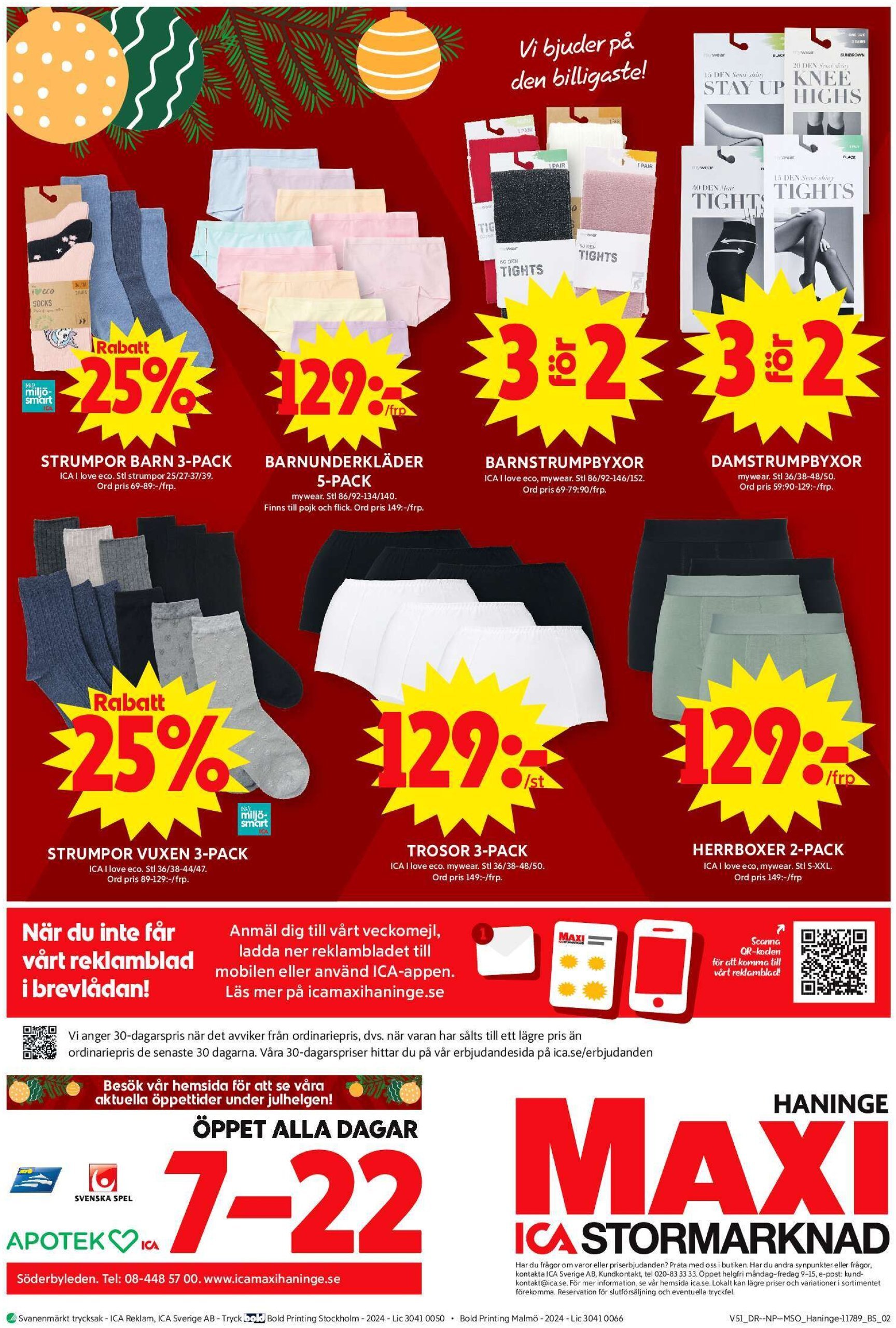 ica-maxi - ICA Maxi-reklambladet giltigt från 16/12 - 26/12 - page: 24