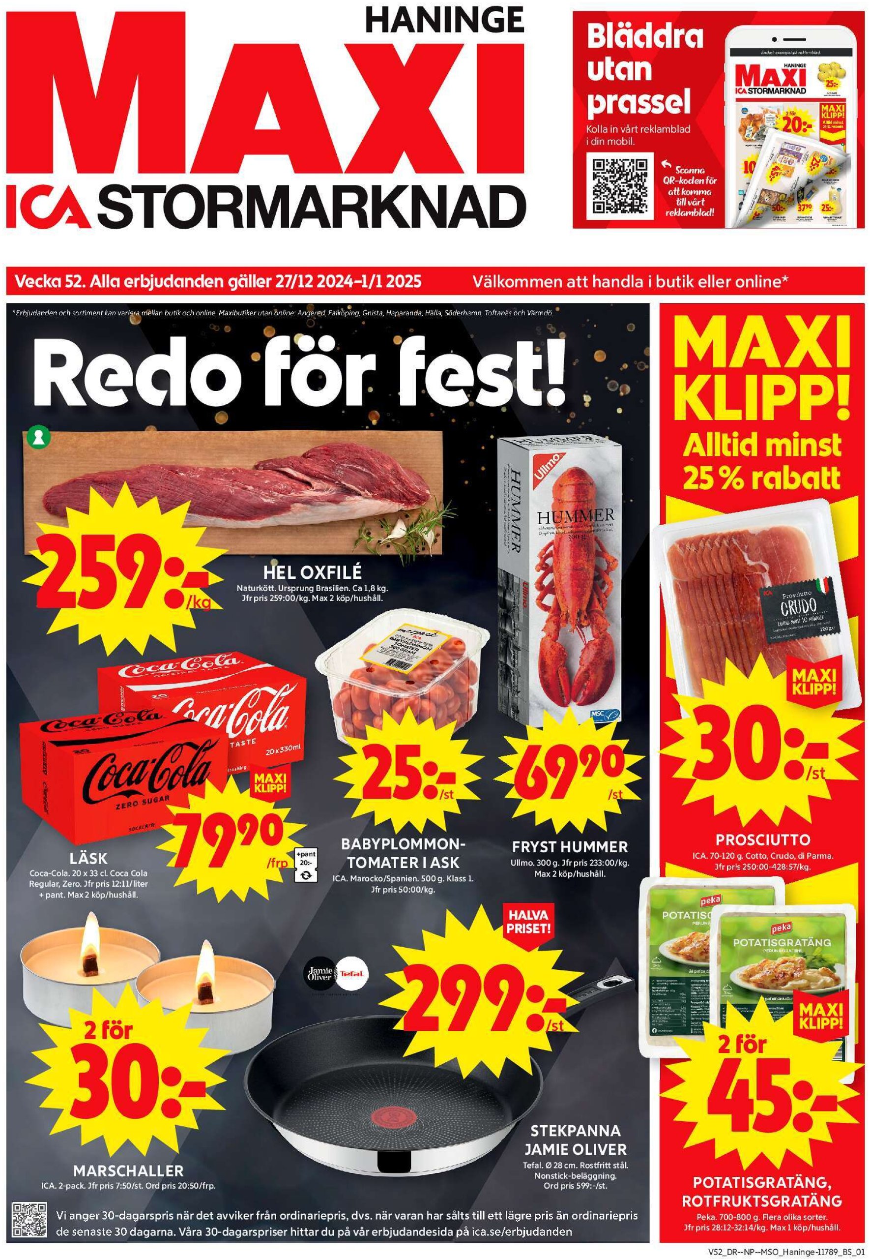 ica-maxi - ICA Maxi-reklambladet giltigt från 27/12 - 01/01