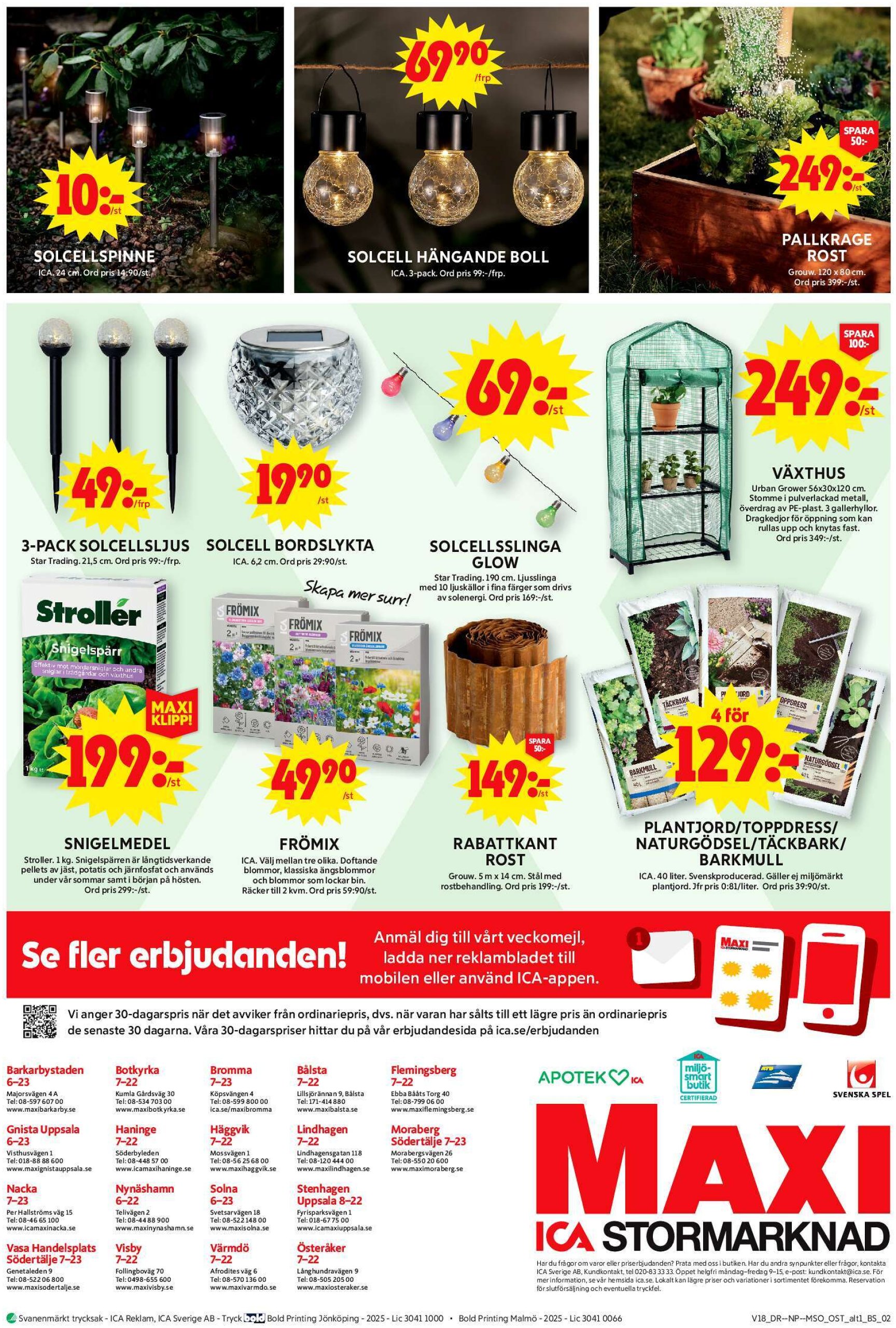 ica-maxi - ICA Maxi-reklambladet giltigt från 28/04 - 04/05 - page: 16