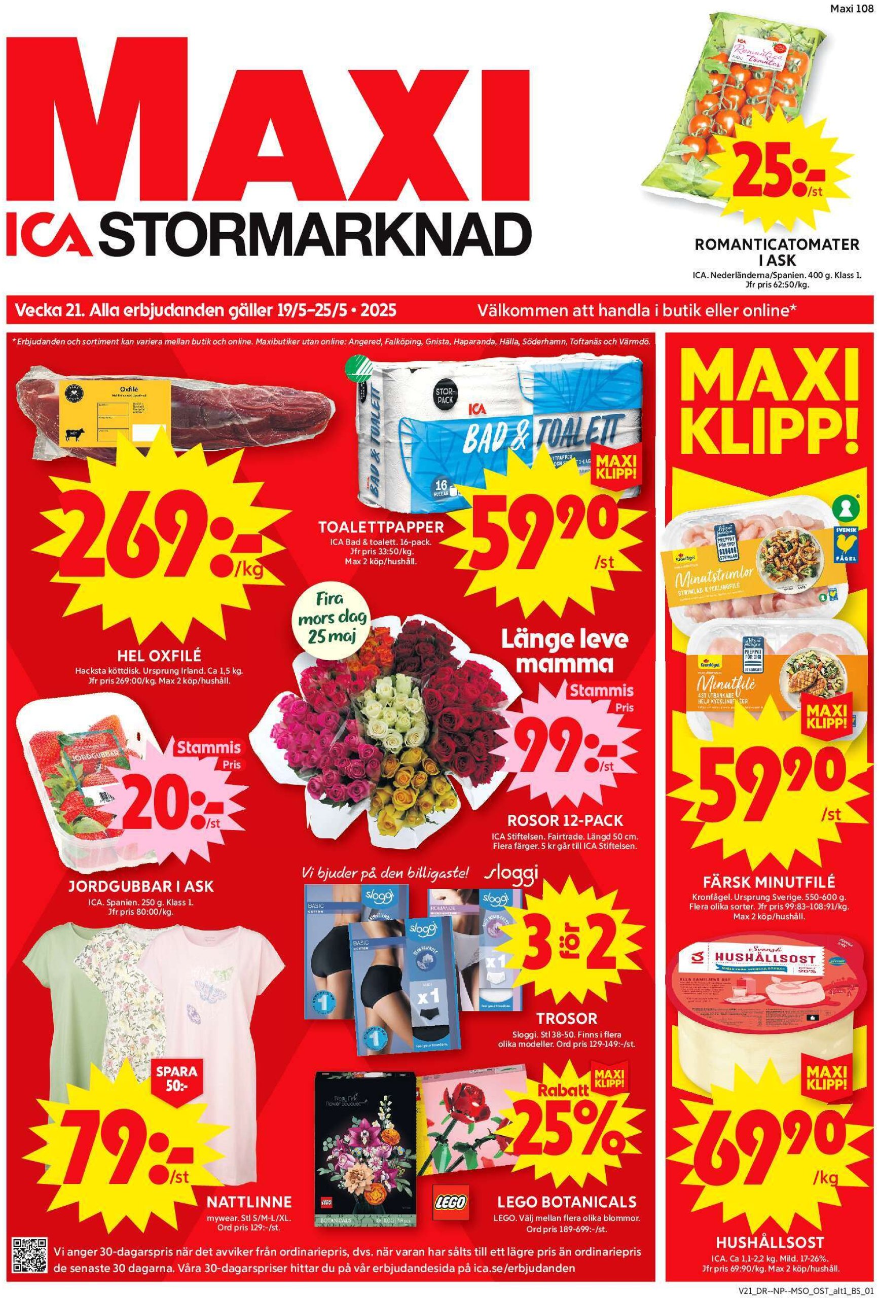 ica-maxi - ICA Maxi-reklambladet giltigt från 19/05 - 25/05 - page: 1