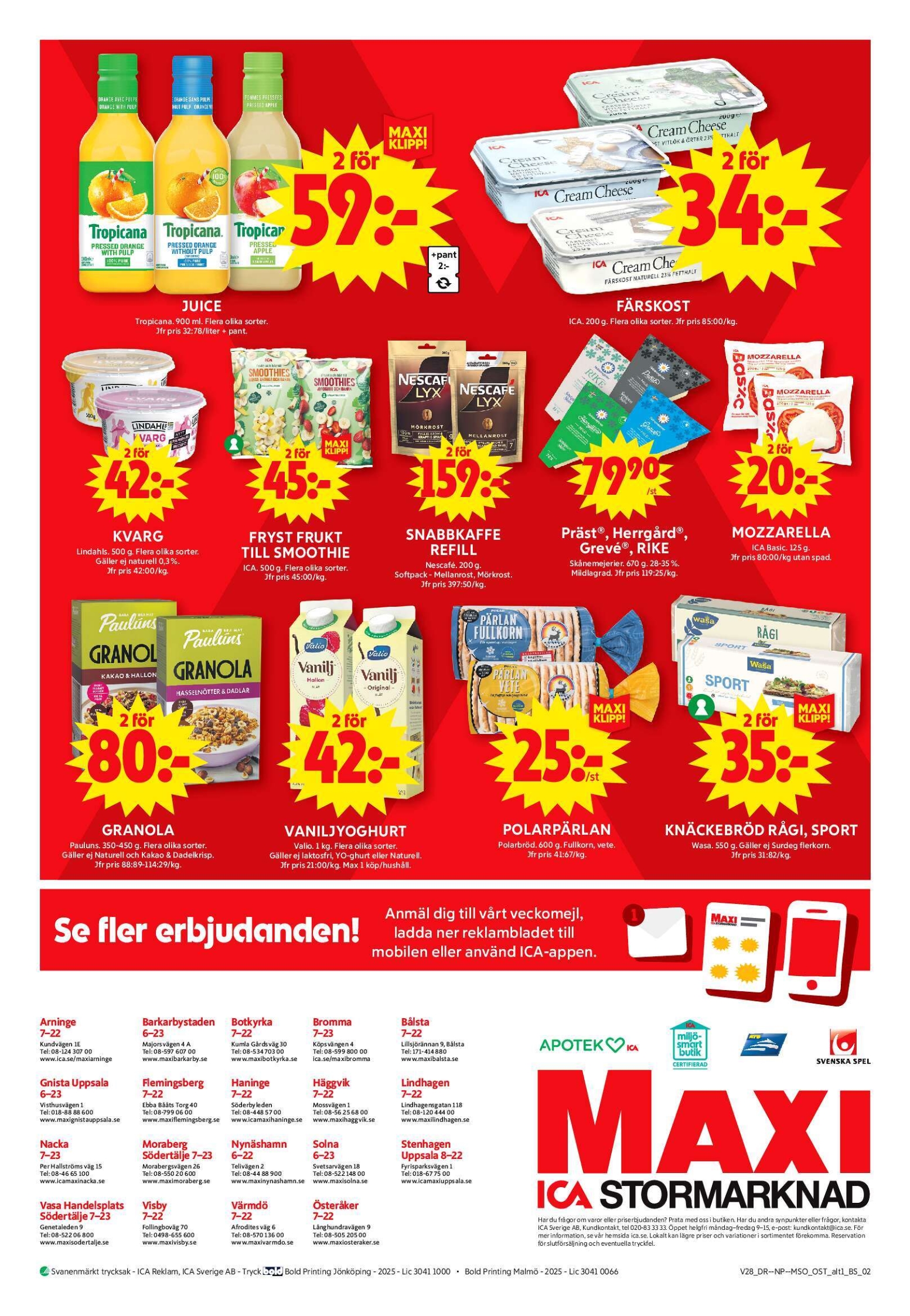 ica-maxi - ICA Maxi-reklambladet giltigt från 07/07 - 13/07 - page: 8
