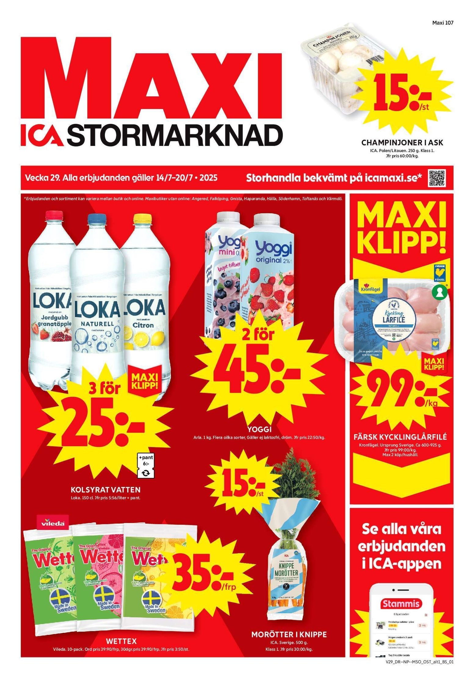 ica-maxi - ICA Maxi-reklambladet giltigt från 14/07 - 20/07