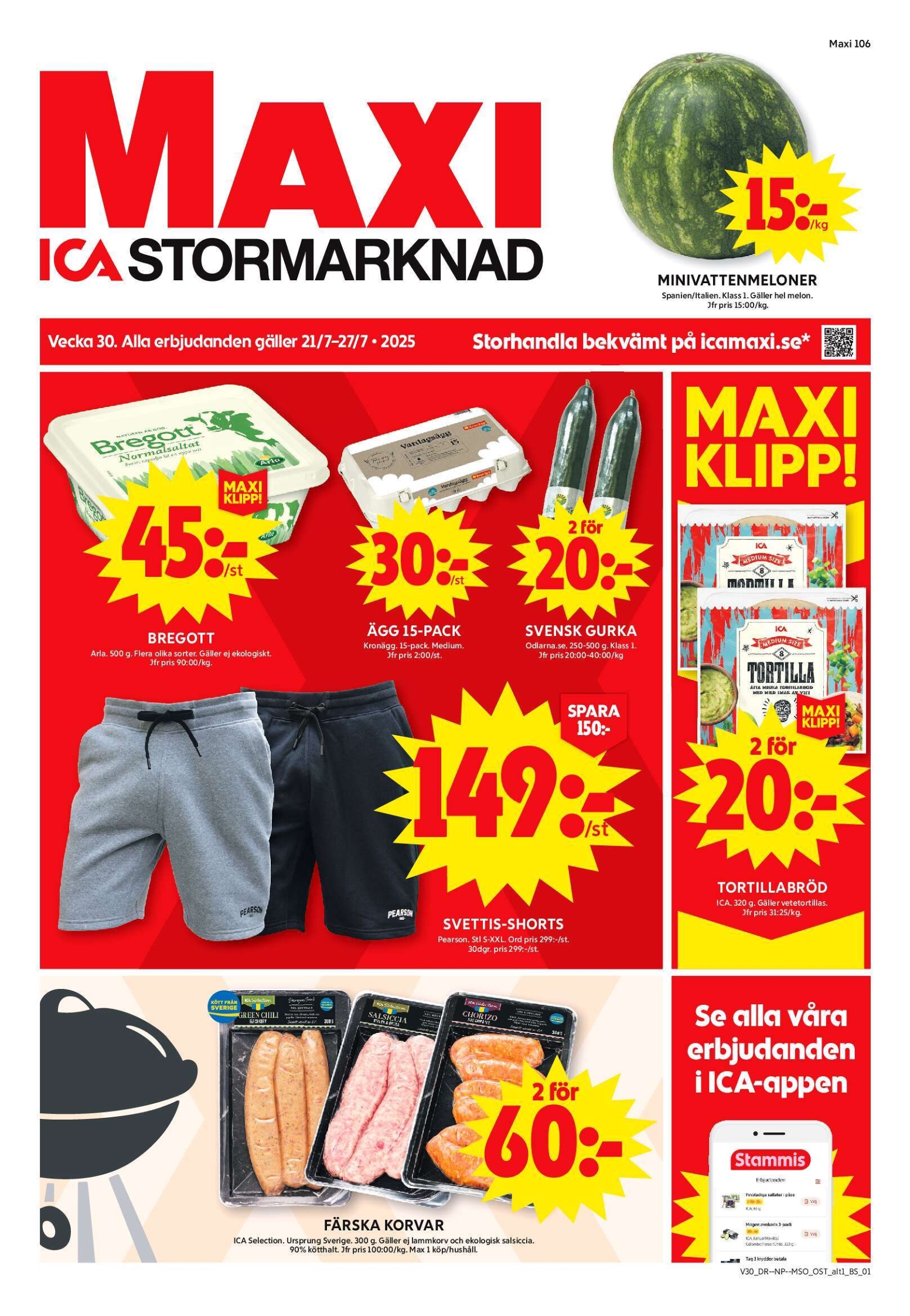 ica-maxi - ICA Maxi-reklambladet giltigt från 21/07 - 27/07