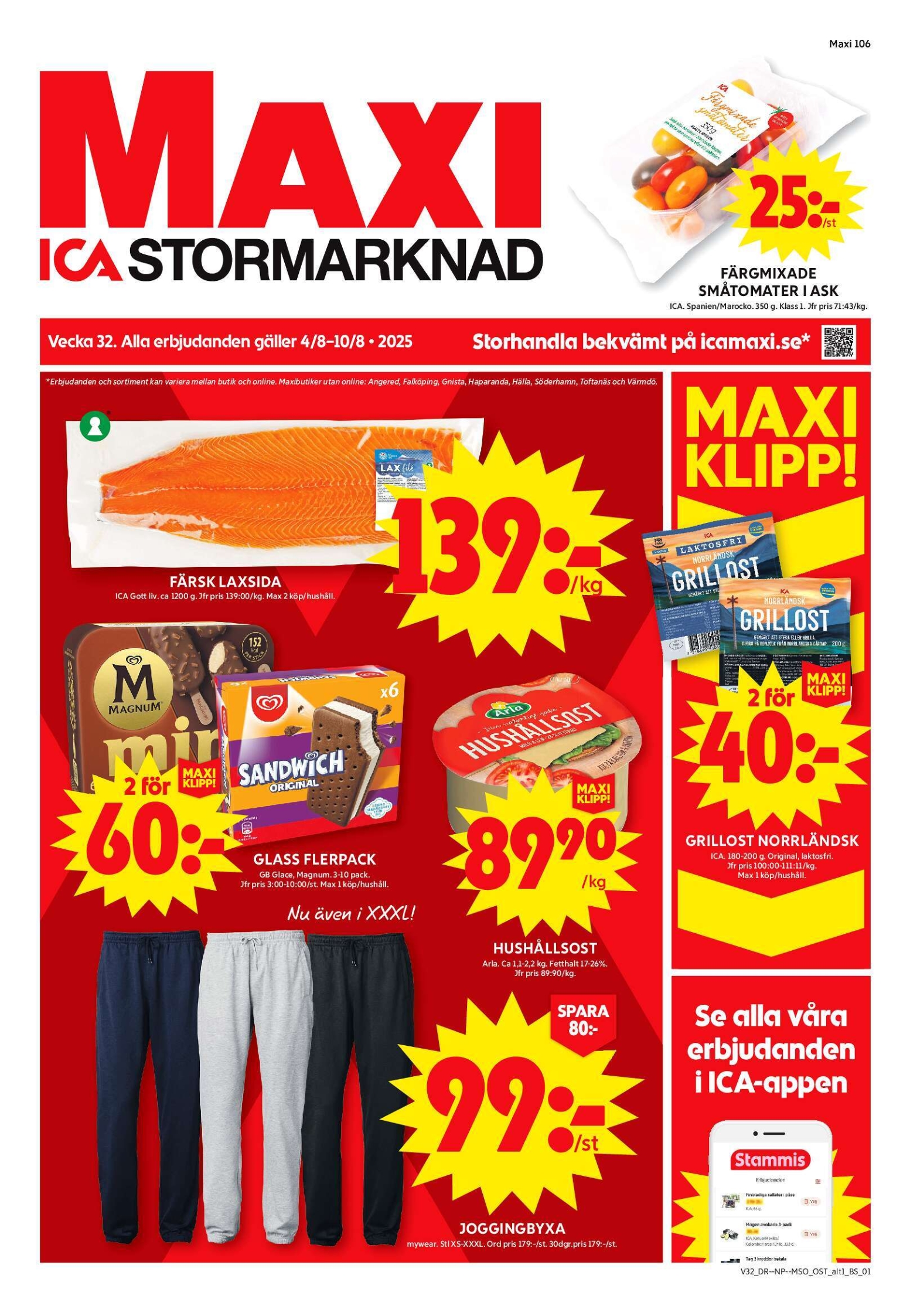 ica-maxi - ICA Maxi-reklambladet giltigt från 04/08 - 10/08