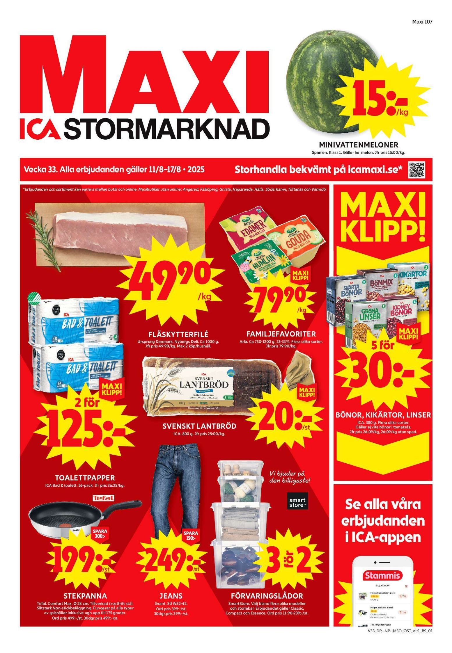 ica-maxi - ICA Maxi-reklambladet giltigt från 11/08 - 17/08