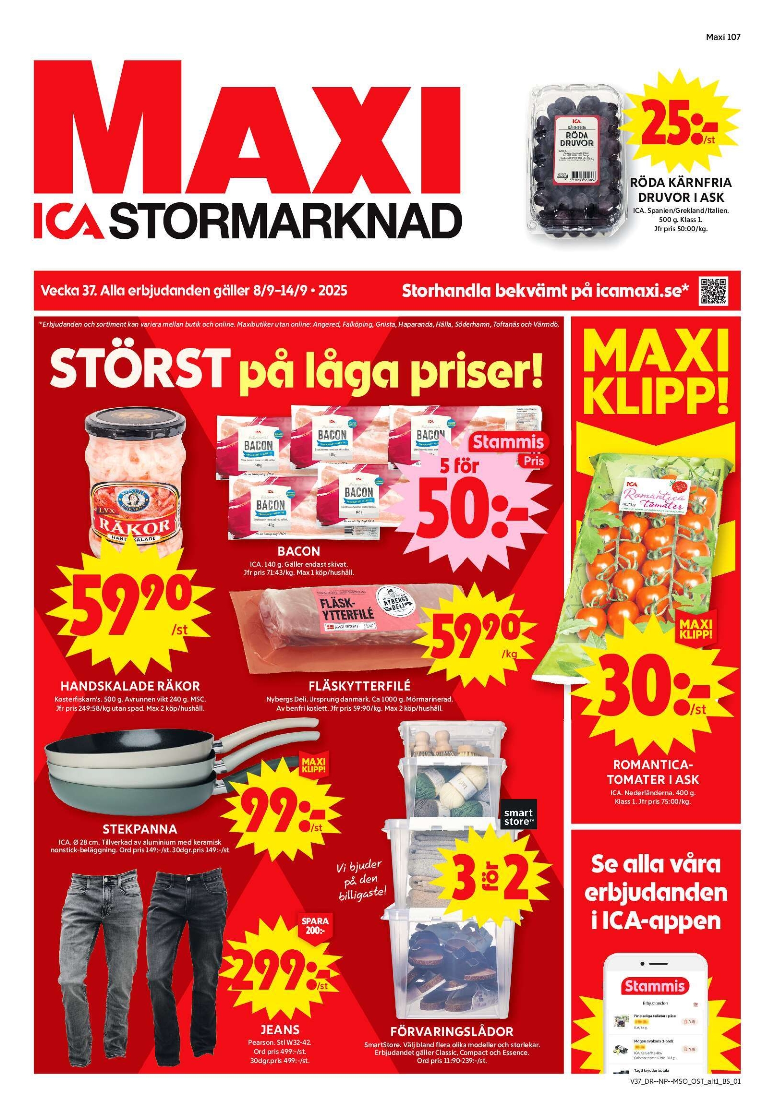 ica-maxi - ICA Maxi-reklambladet giltigt från 08/09 - 14/09 - page: 1