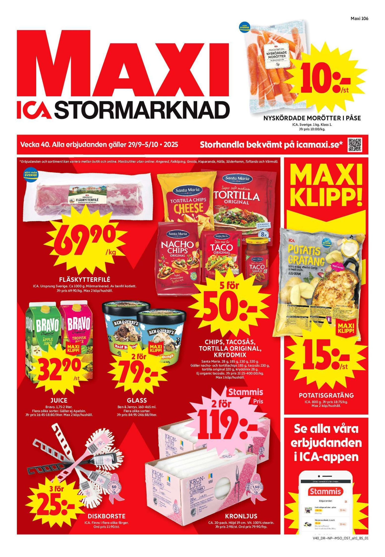 ica-maxi - ICA Maxi-reklambladet giltigt från 29/09 - 05/10