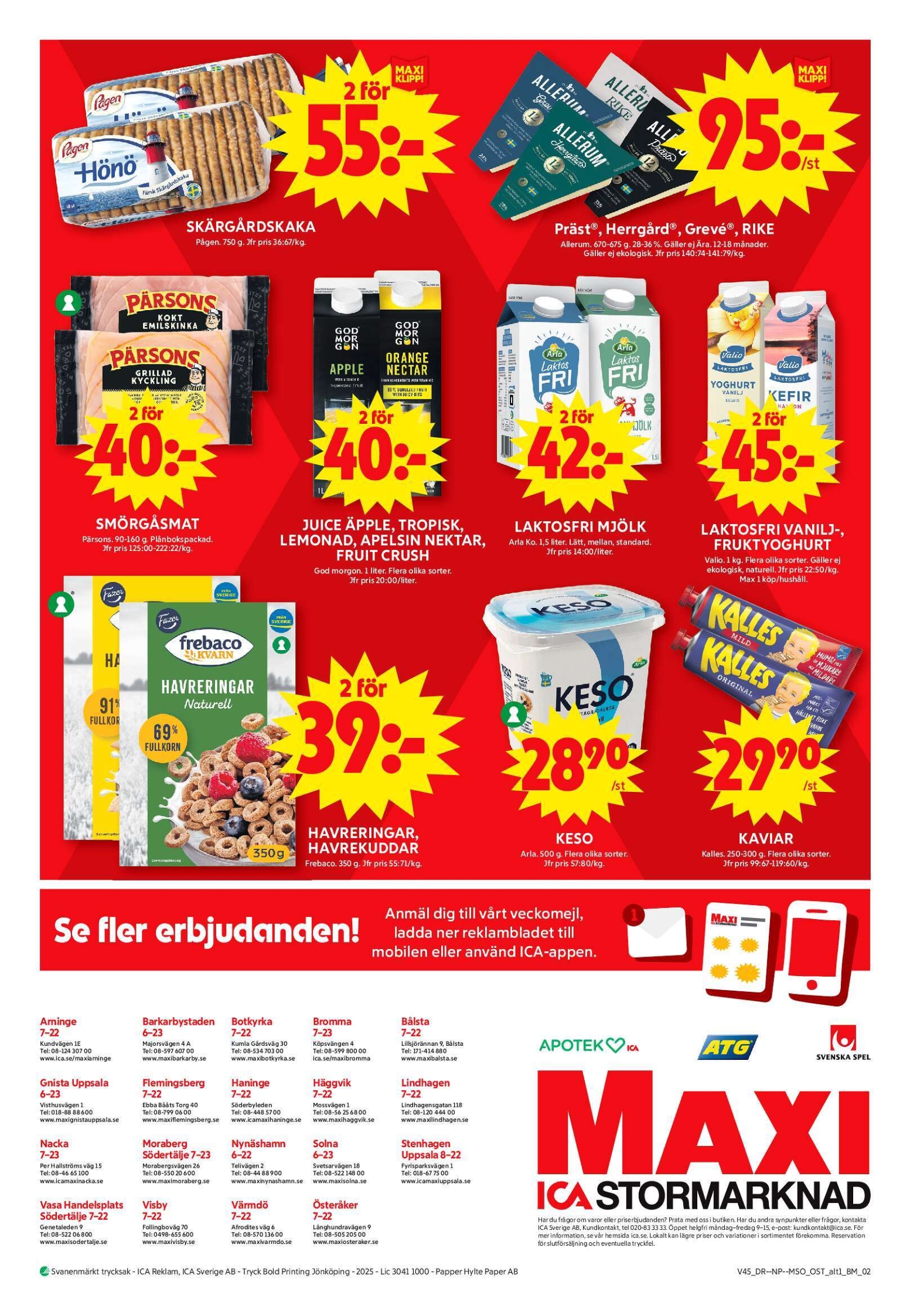 ica-maxi - ICA Maxi-reklambladet giltigt från 03/11 - 09/11 - page: 14