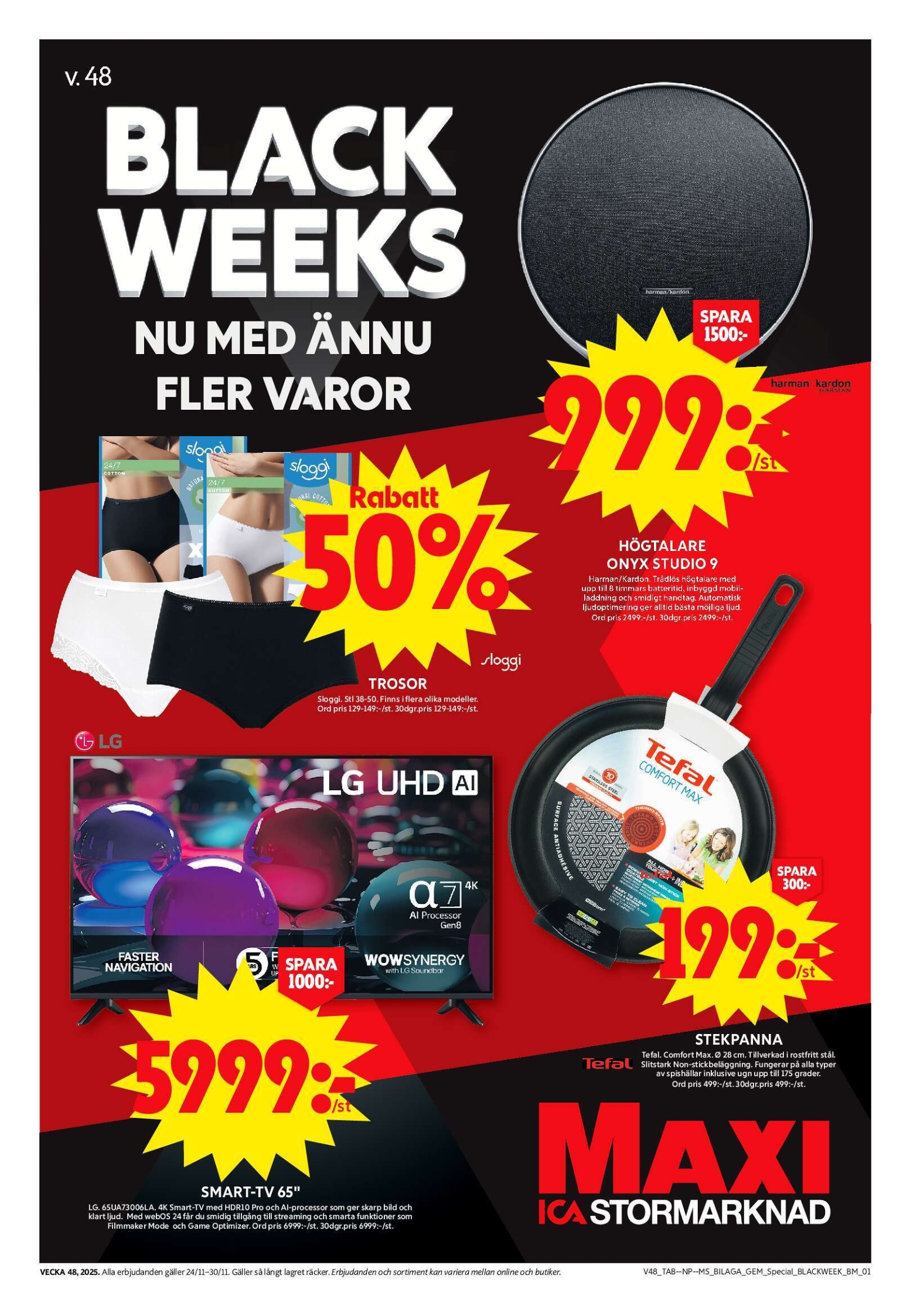 ica-maxi - ICA Maxi-reklambladet giltigt från 24/11 - 30/11 - page: 19