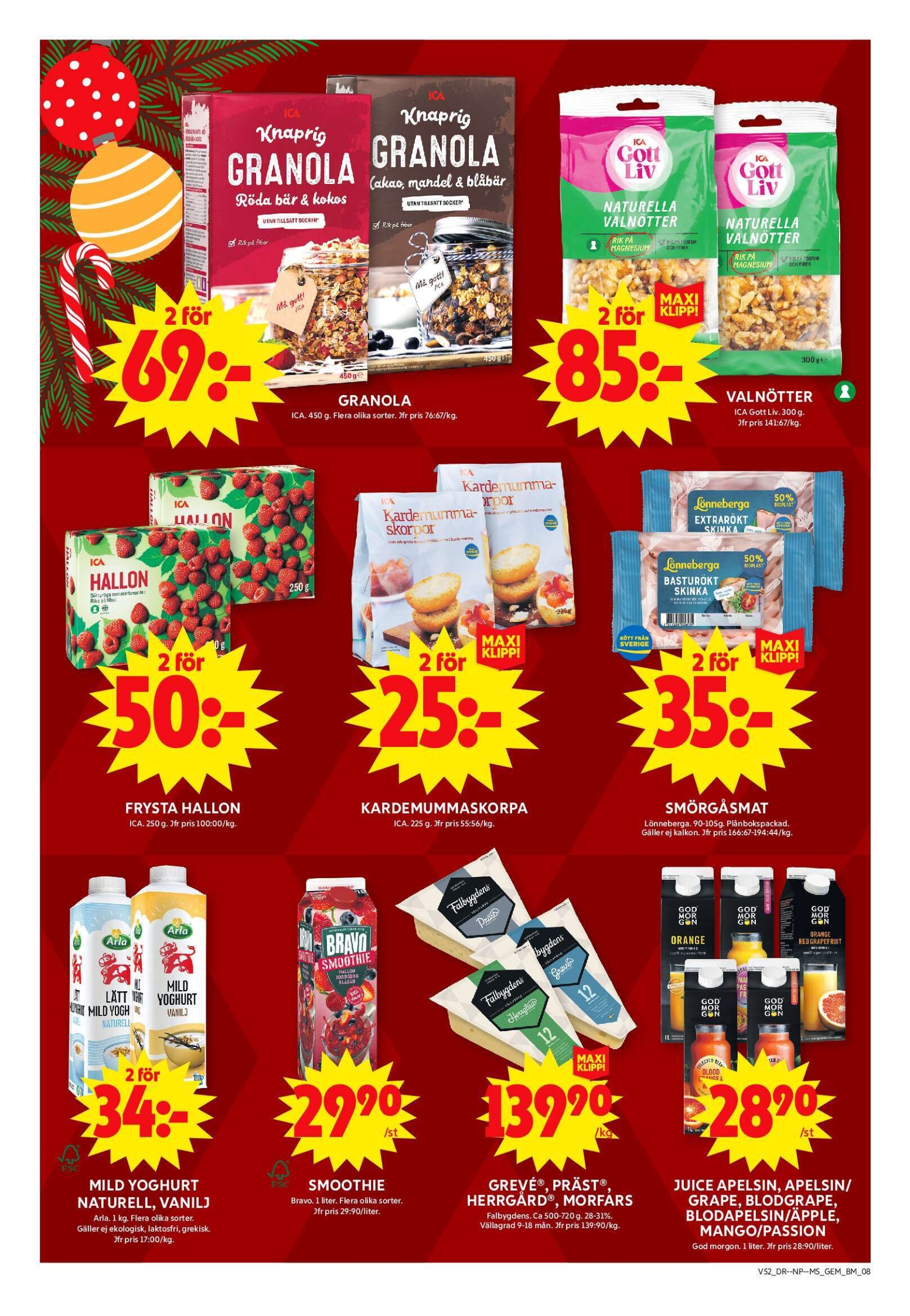 ica-maxi - ICA Maxi-reklambladet giltigt från 22/12 - 28/12 - page: 8