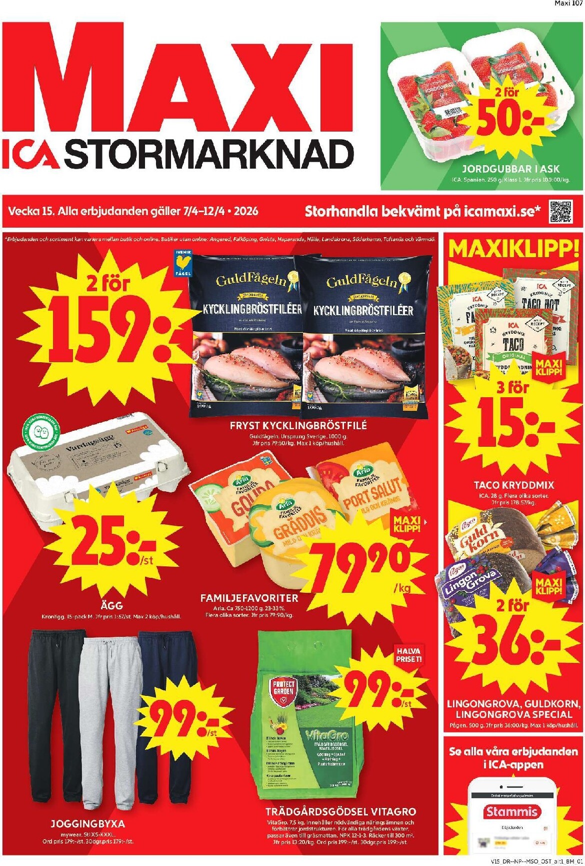 ica-maxi - ICA Maxi-reklambladet giltigt från 07/04/2026 - 12/04/2026