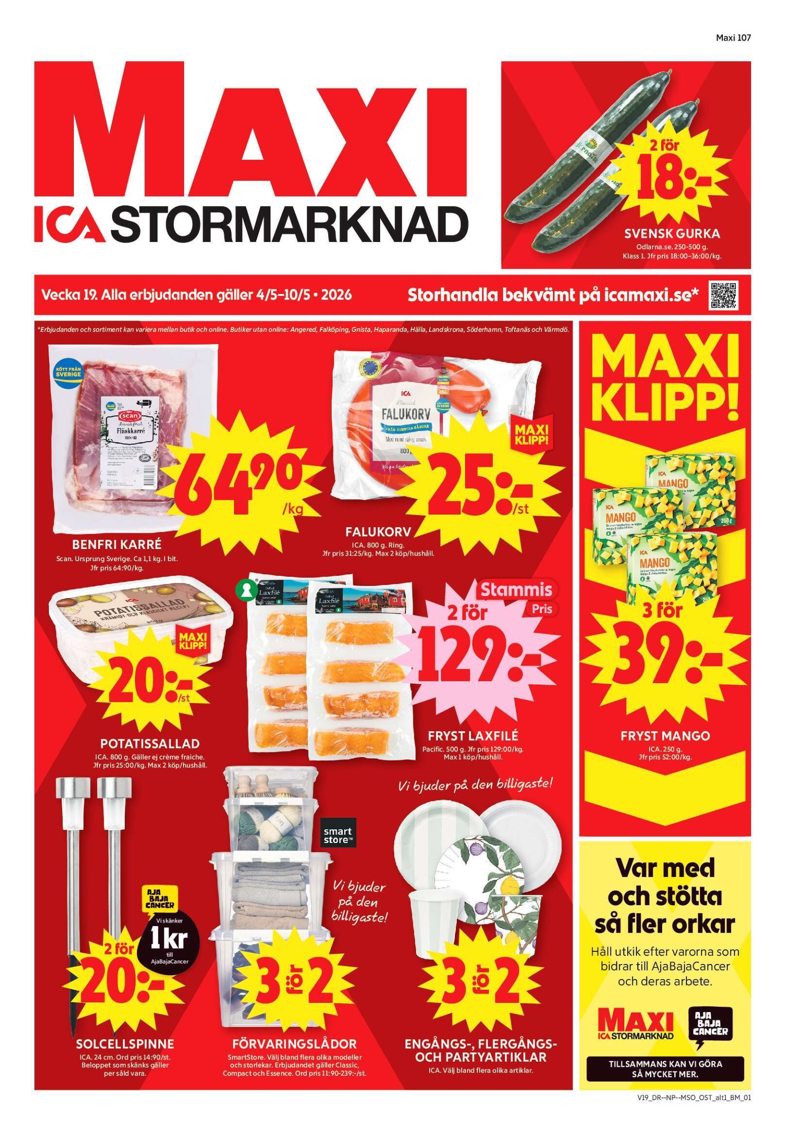 ica-maxi - Aktuellt ICA Maxi reklamblad giltigt från måndag 04/05/2026 till söndag 10/05/2026