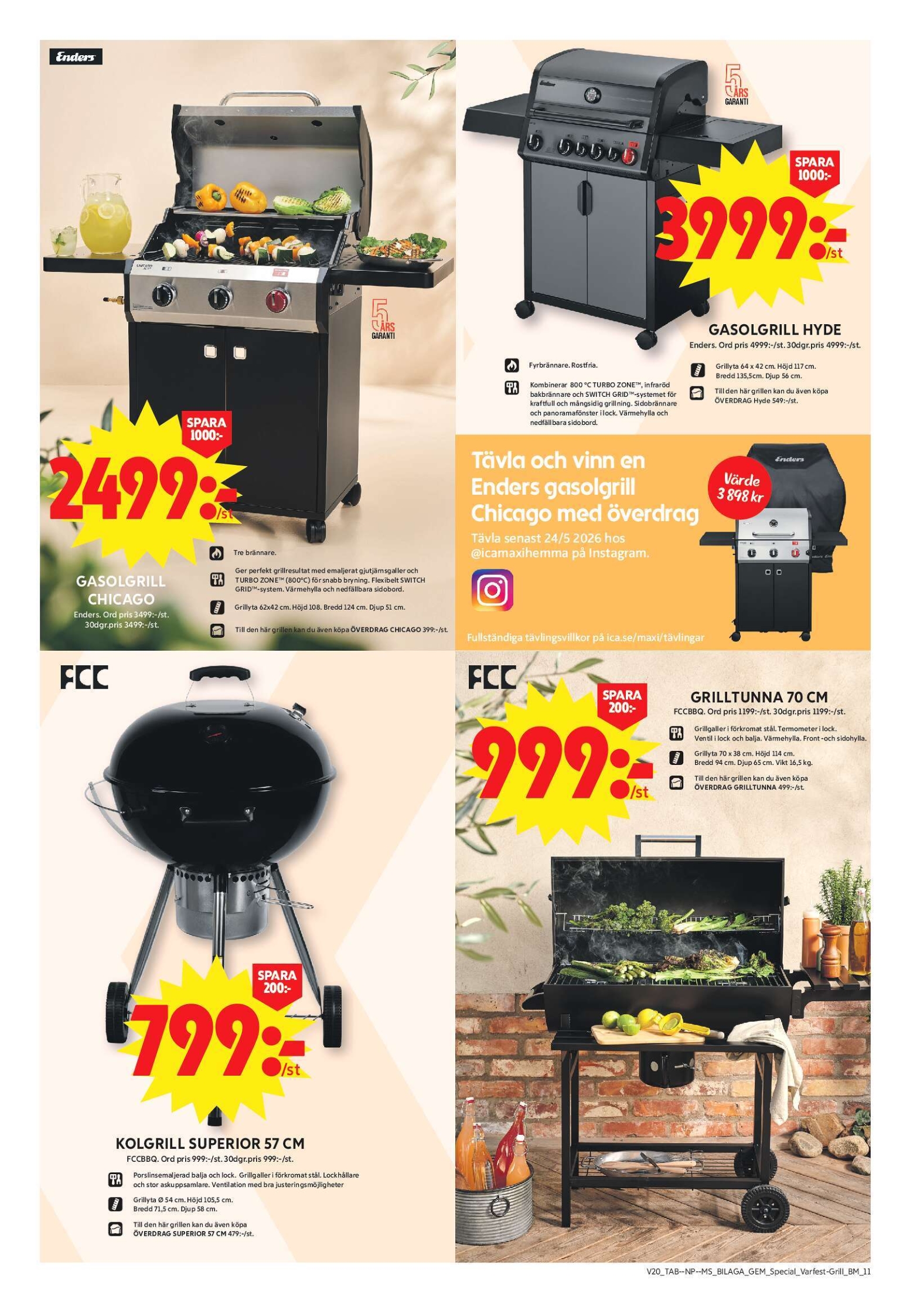 ica-maxi - Aktuellt ICA Maxi reklamblad giltigt från måndag 11/05/2026 till söndag 17/05/2026 - page: 27