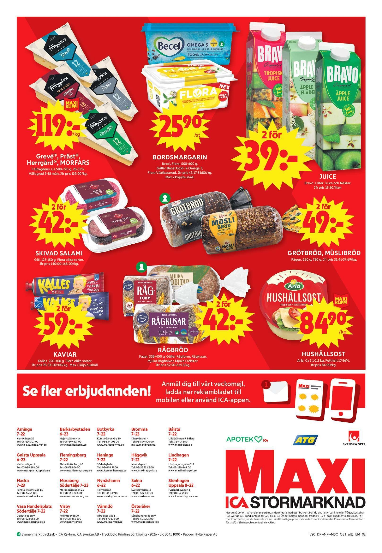 ica-maxi - Aktuellt ICA Maxi reklamblad giltigt från måndag 11/05/2026 till söndag 17/05/2026 - page: 16