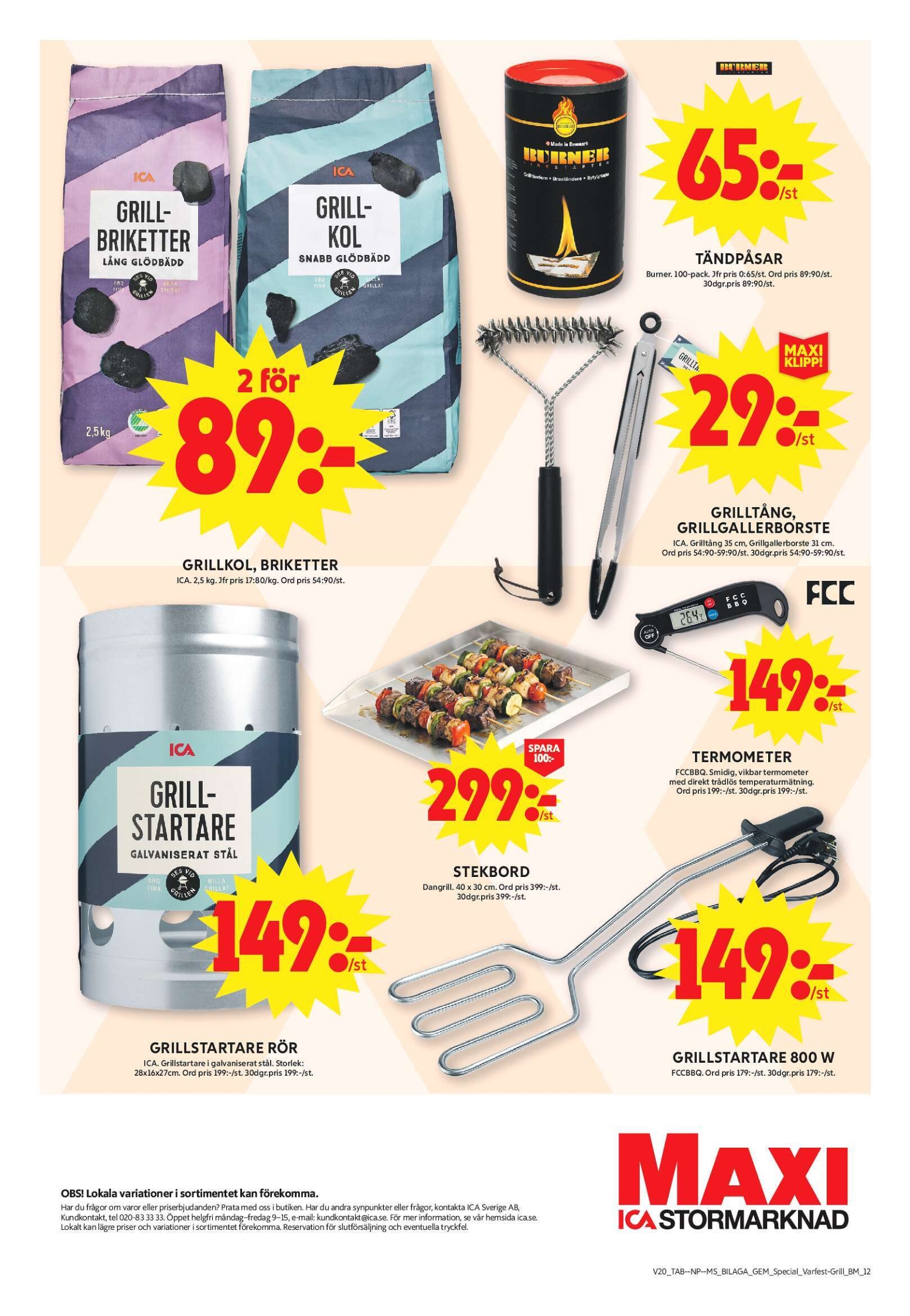 ica-maxi - Aktuellt ICA Maxi reklamblad giltigt från måndag 11/05/2026 till söndag 17/05/2026 - page: 28