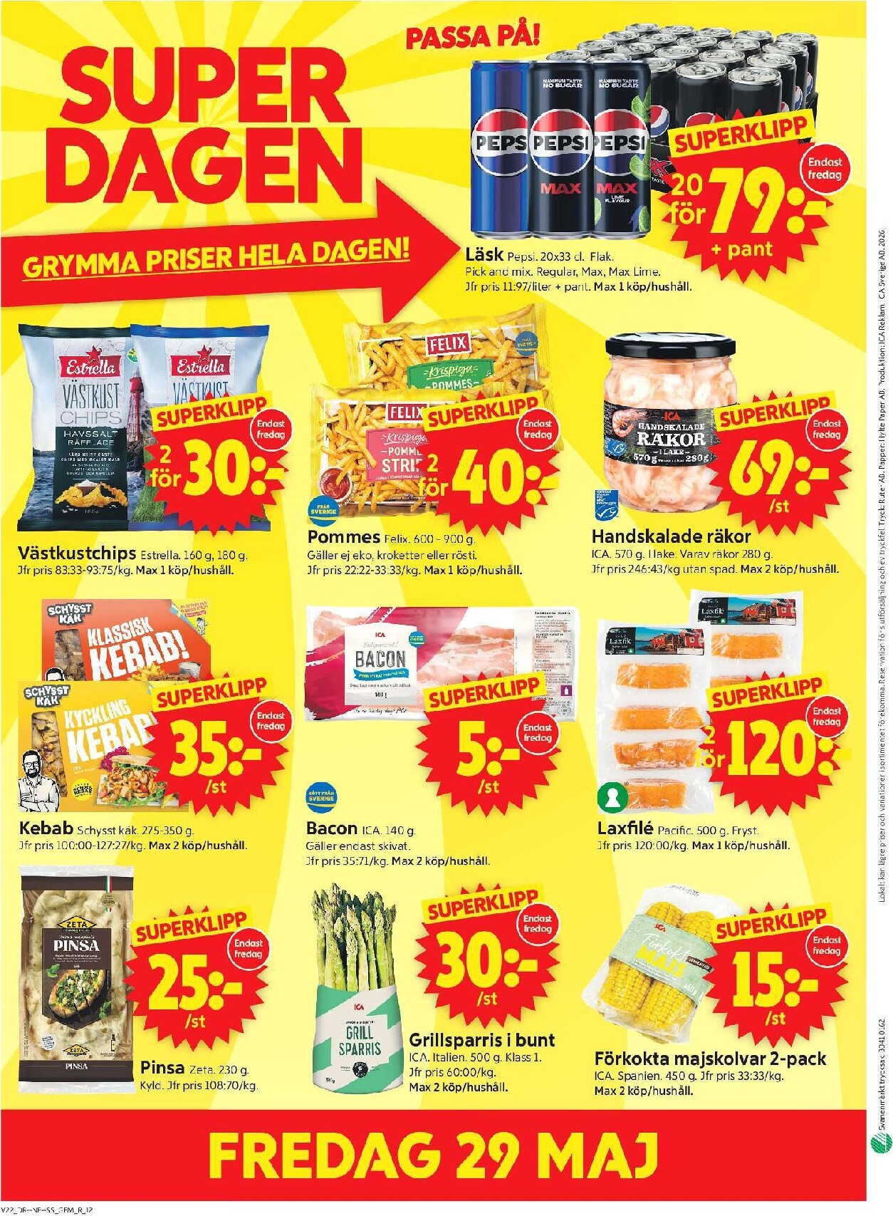 ica-supermarket - Aktuellt ICA Supermarket reklamblad från måndag, 25/05/2026 till söndag, 31/05/2026 - page: 14