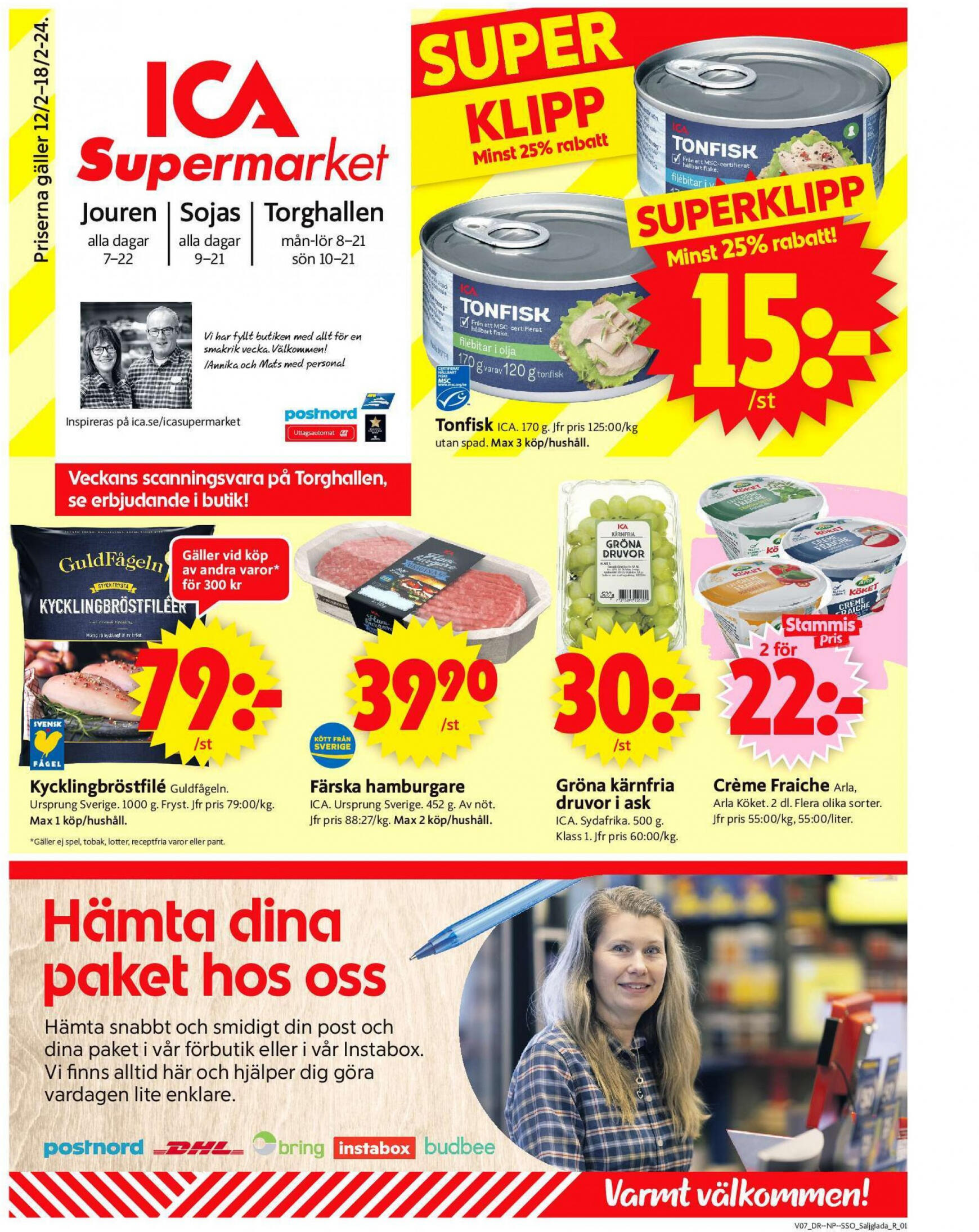 ica-supermarket - ICA Supermarket giltigt från och med 12.02.2024 - page: 1
