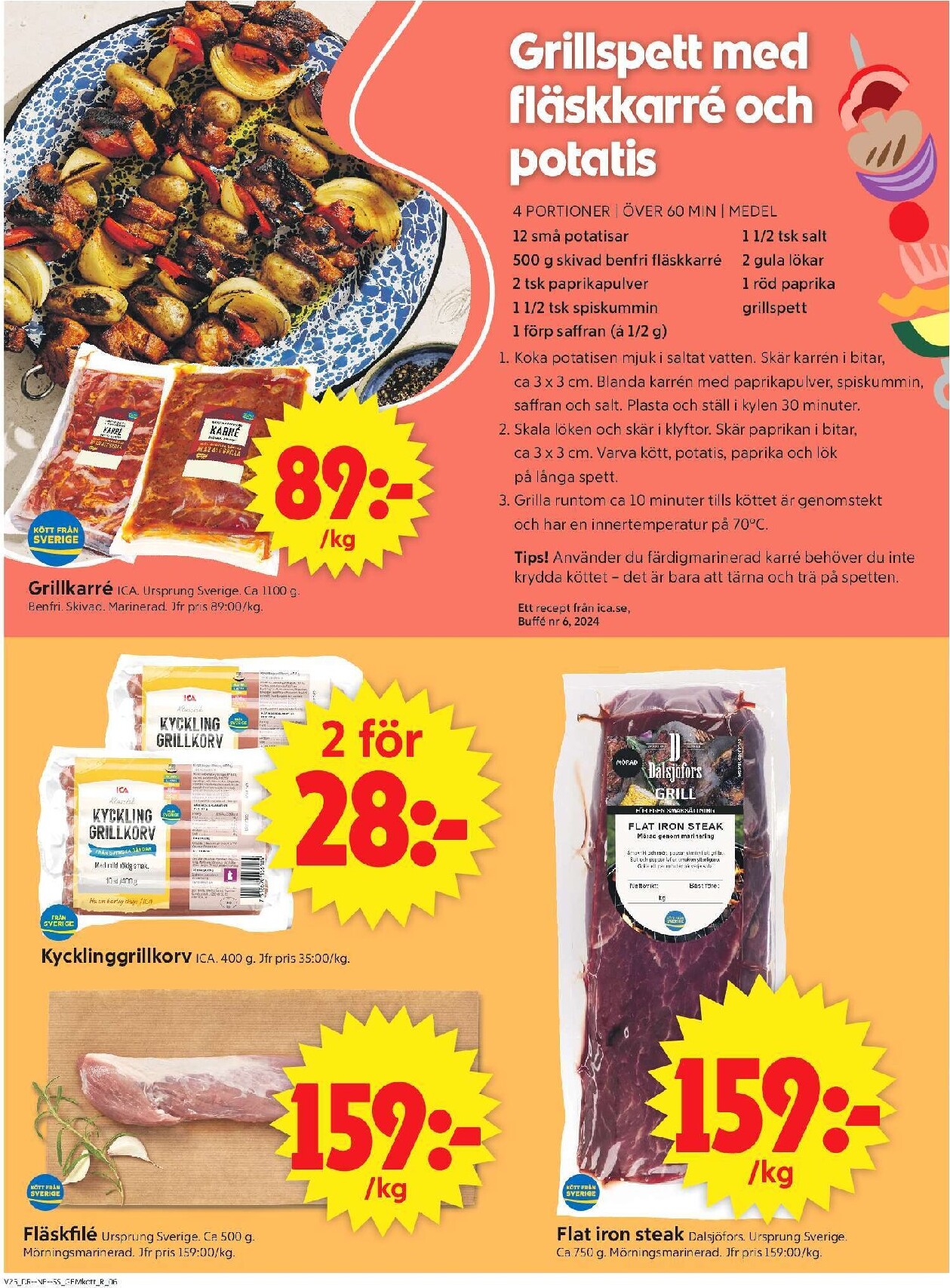 ica-supermarket - Aktuellt ICA Supermarket reklamblad från måndag, 15/06/2026 till söndag, 21/06/2026 - page: 8